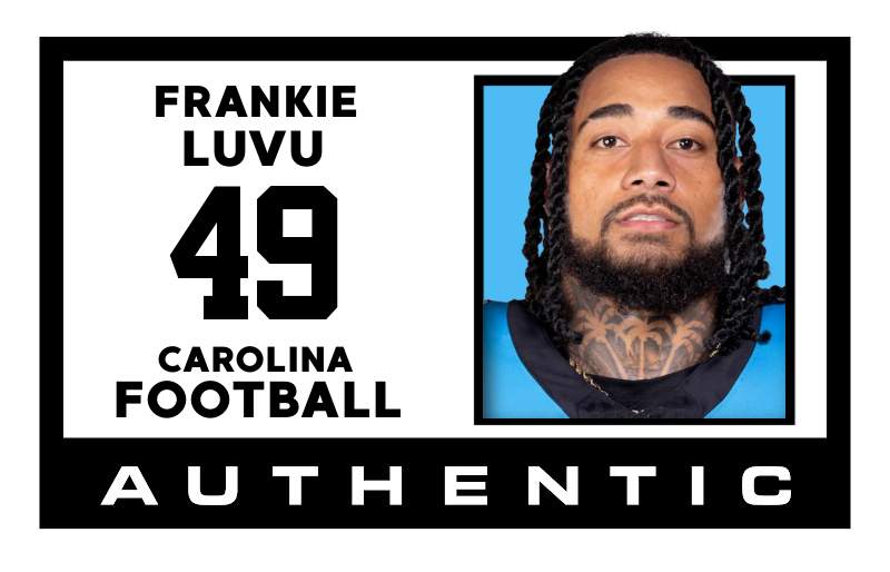 Frankie Luvu Football Paper Poster Panthers 2