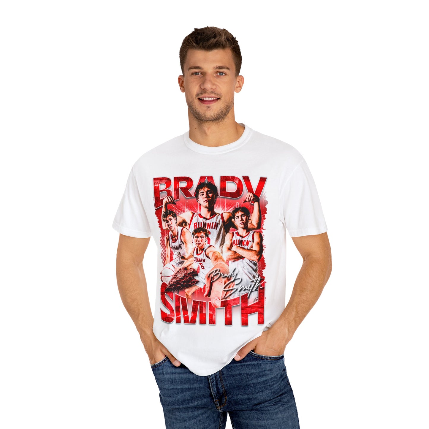 BRADY SMITH ICY WHITE HEAVYWEIGHT PREMIUM VINTAGE TEE