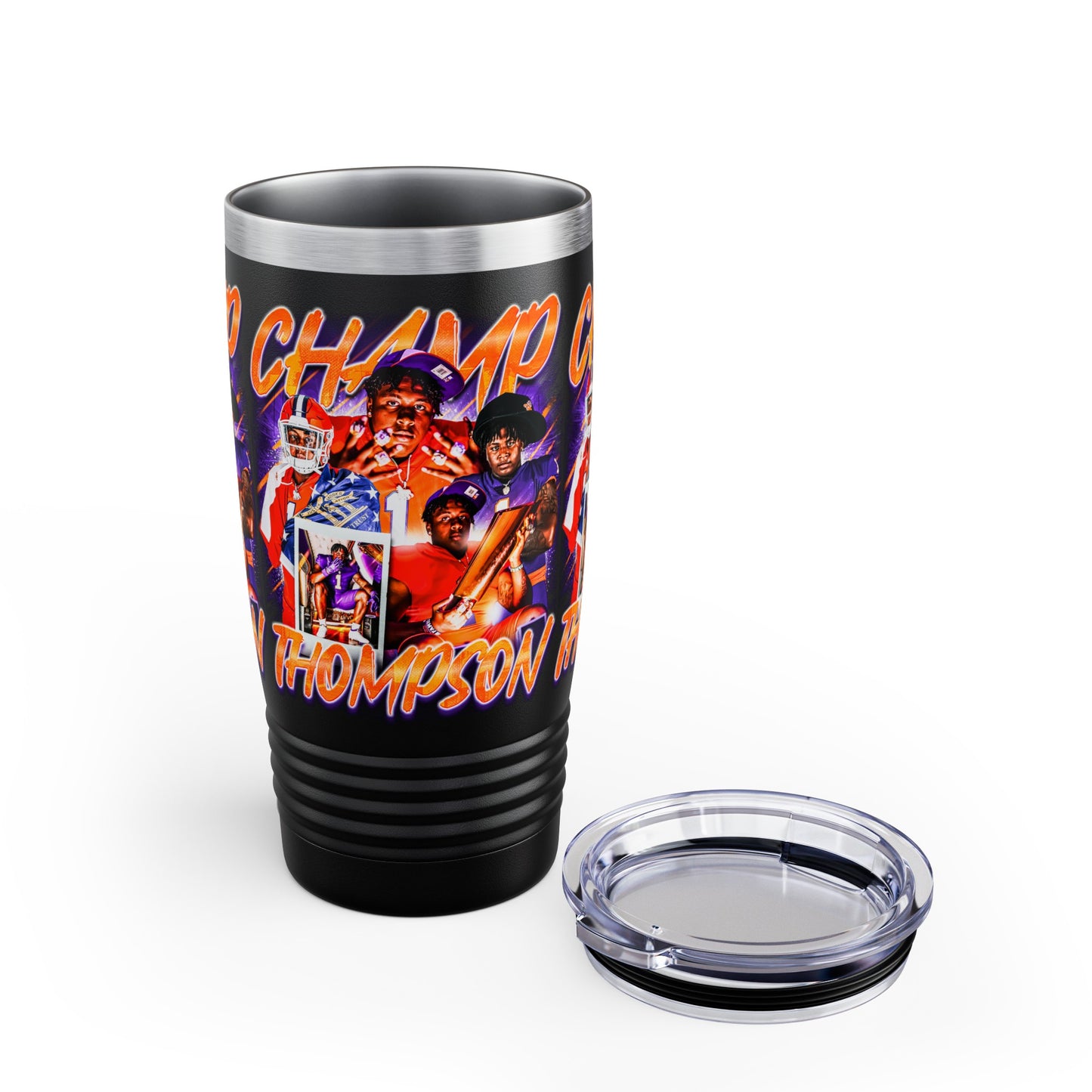 CHAMP THOMPSON STAINLESS STEEL TUMBLER