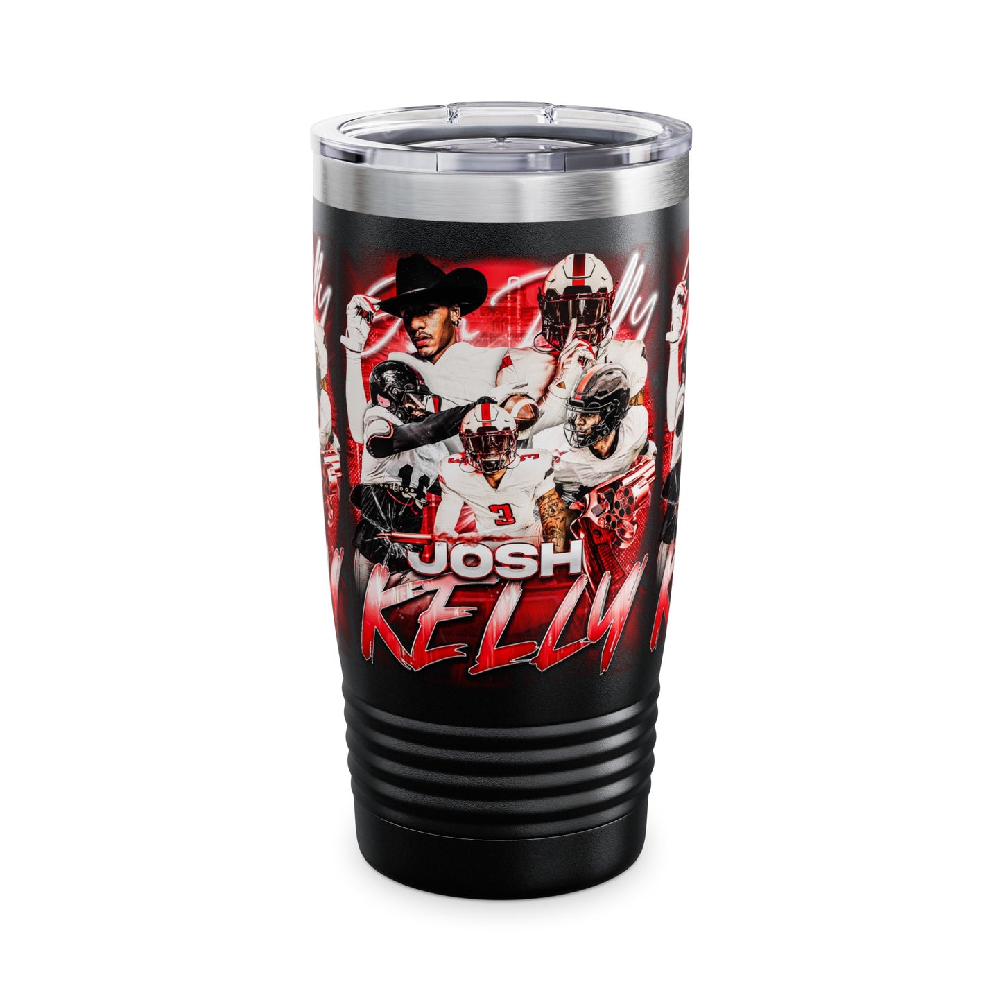 JOSH KELLY STAINLESS STEEL TUMBLER