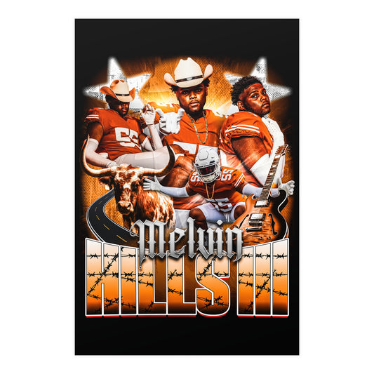 MELVIN HILLS 24"x36" POSTER