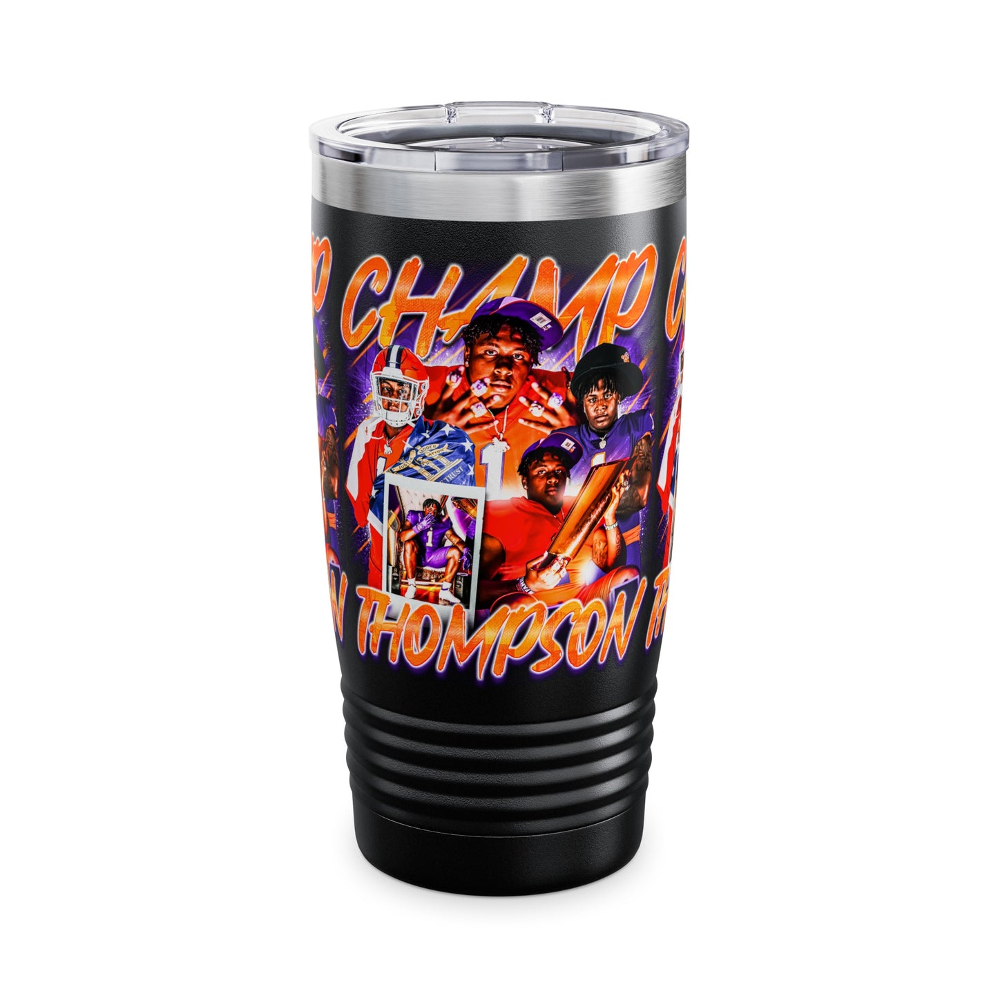 CHAMP THOMPSON STAINLESS STEEL TUMBLER