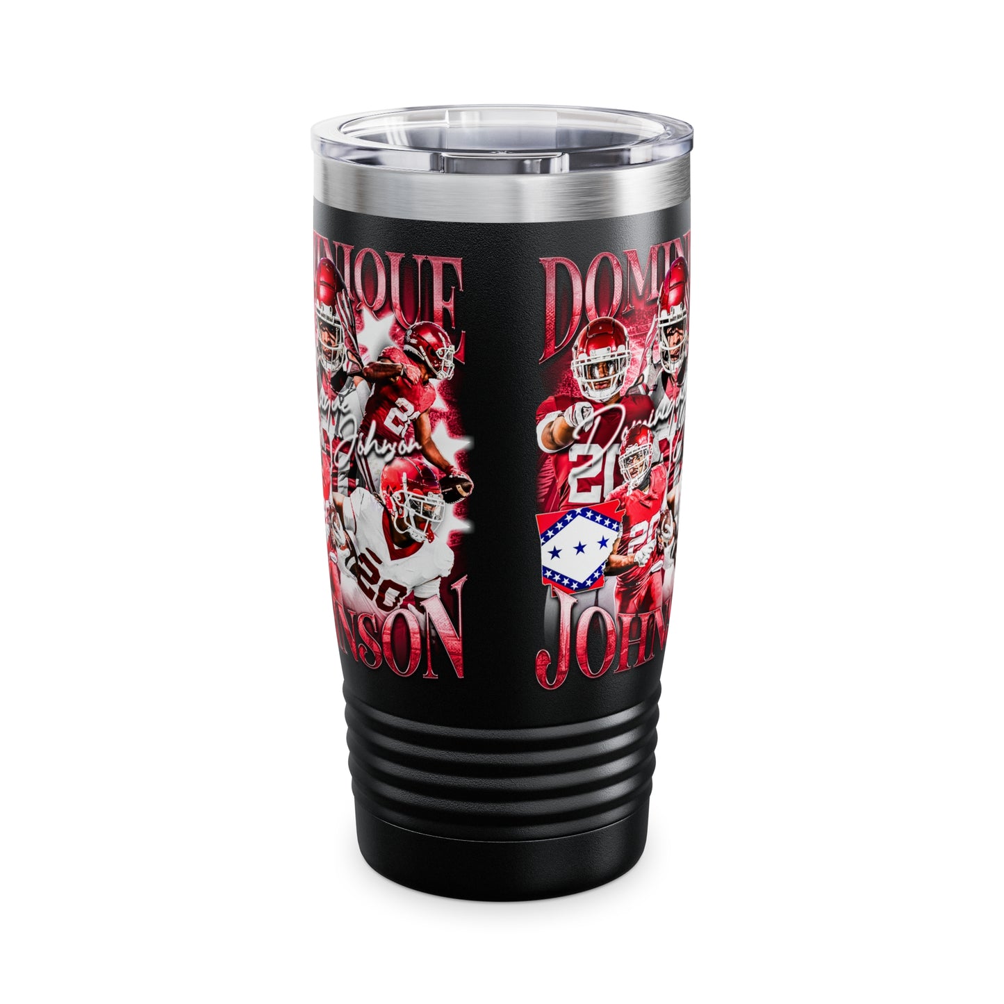 DOMINIQUE JOHNSON STAINLESS STEEL TUMBLER