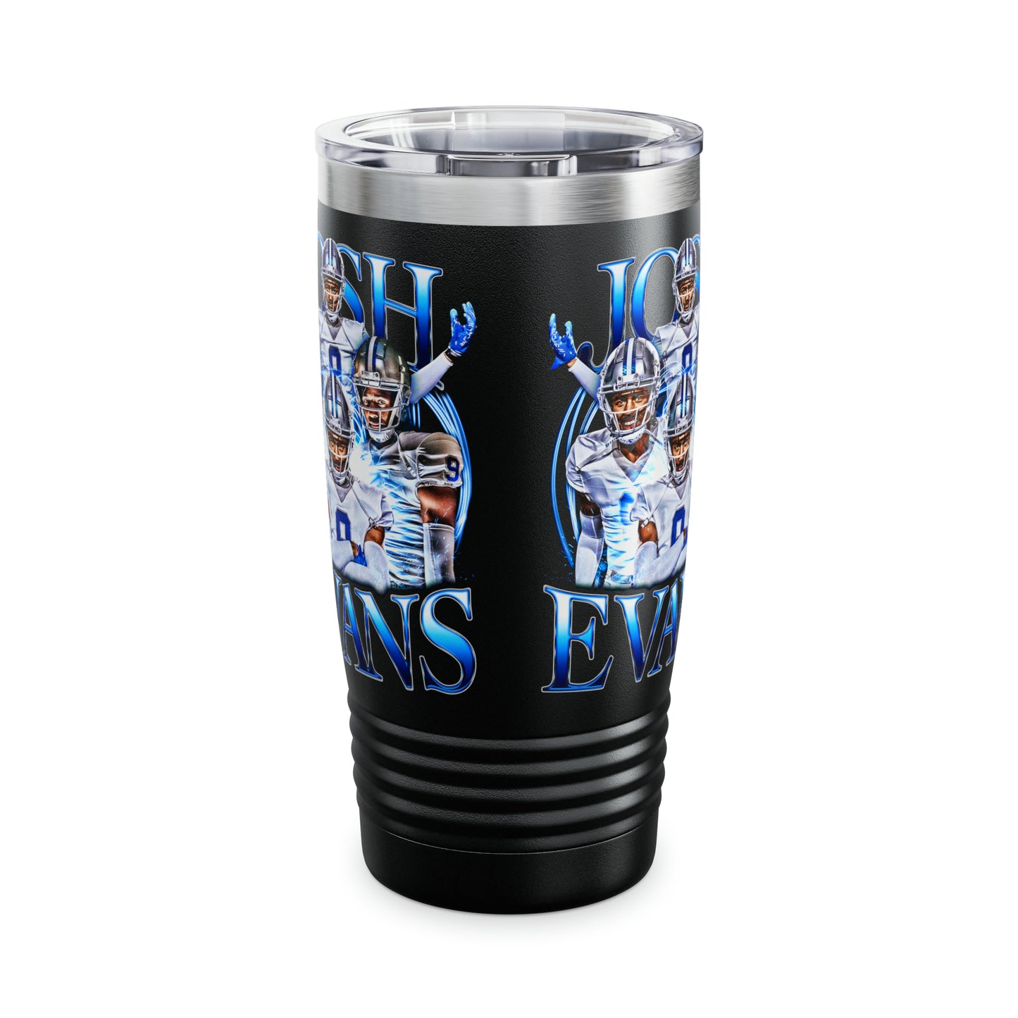 JOSH EVANS STAINLESS STEEL TUMBLER