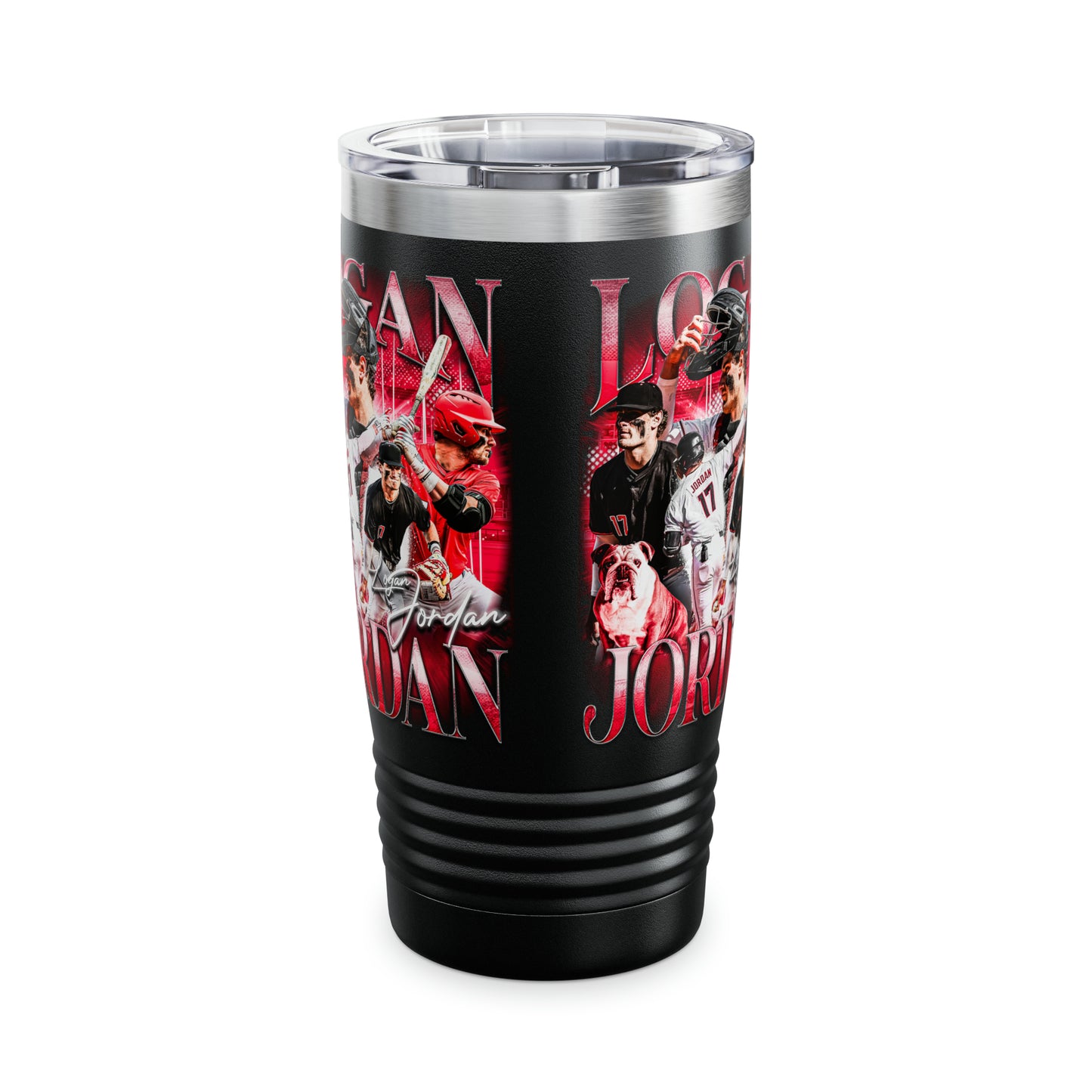 LOGAN JORDAN STAINLESS STEEL TUMBLER