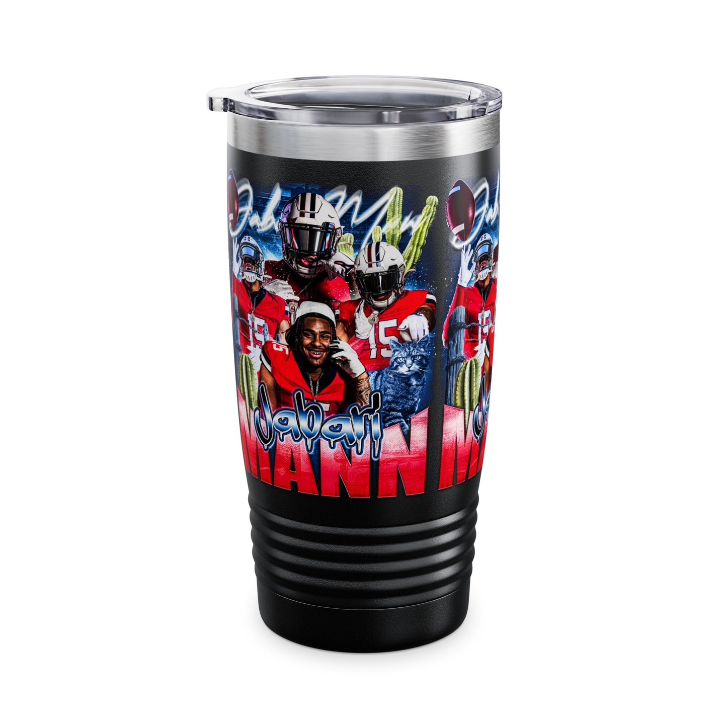 JABARI MANN STAINLESS STEEL TUMBLER