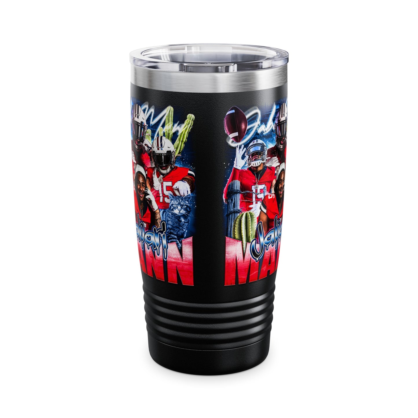 JABARI MANN STAINLESS STEEL TUMBLER