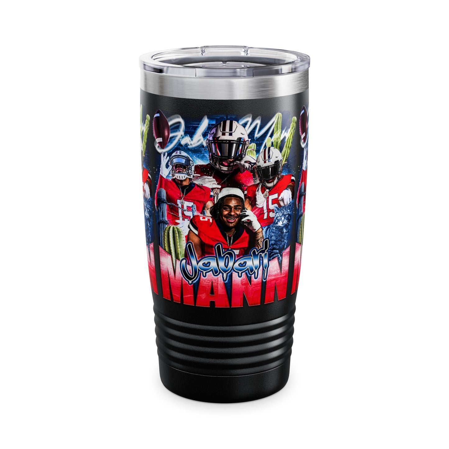 JABARI MANN STAINLESS STEEL TUMBLER