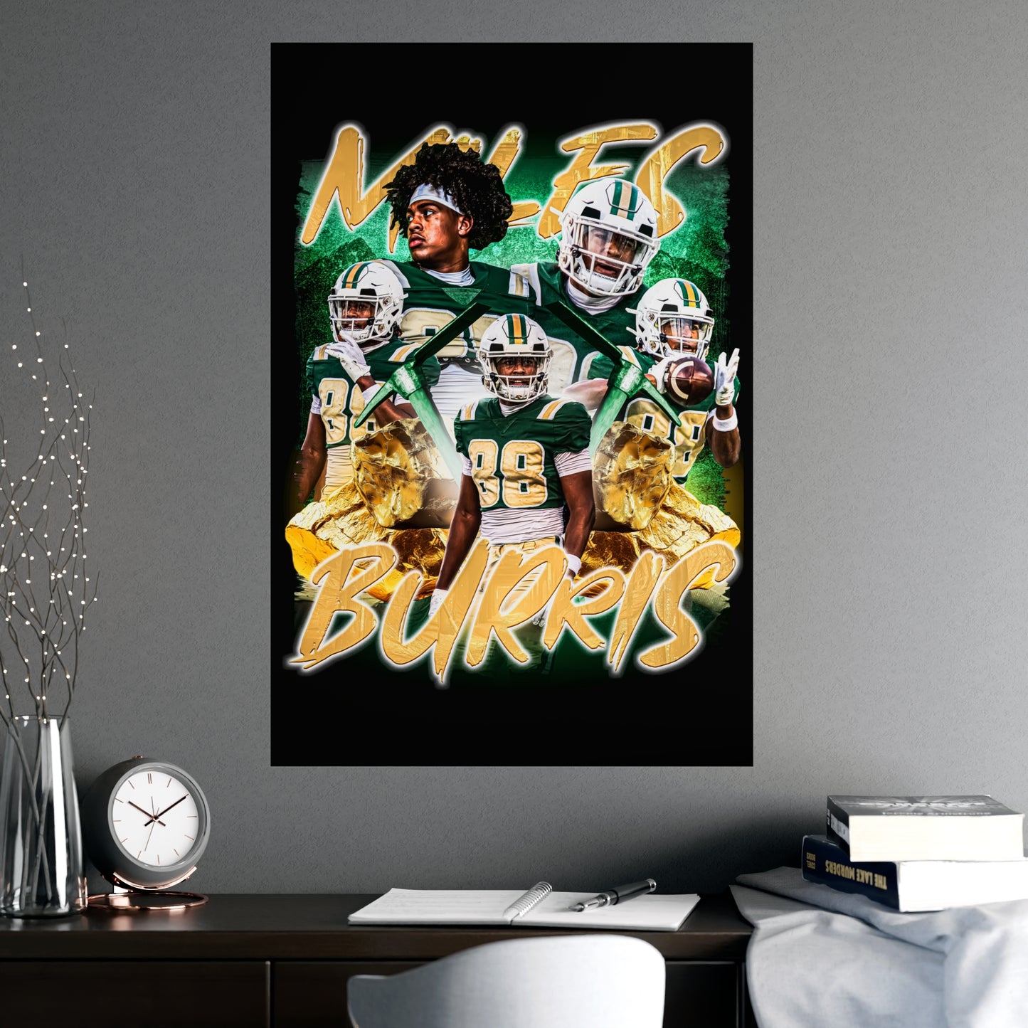 MILES BURRIS 24"x36" POSTER