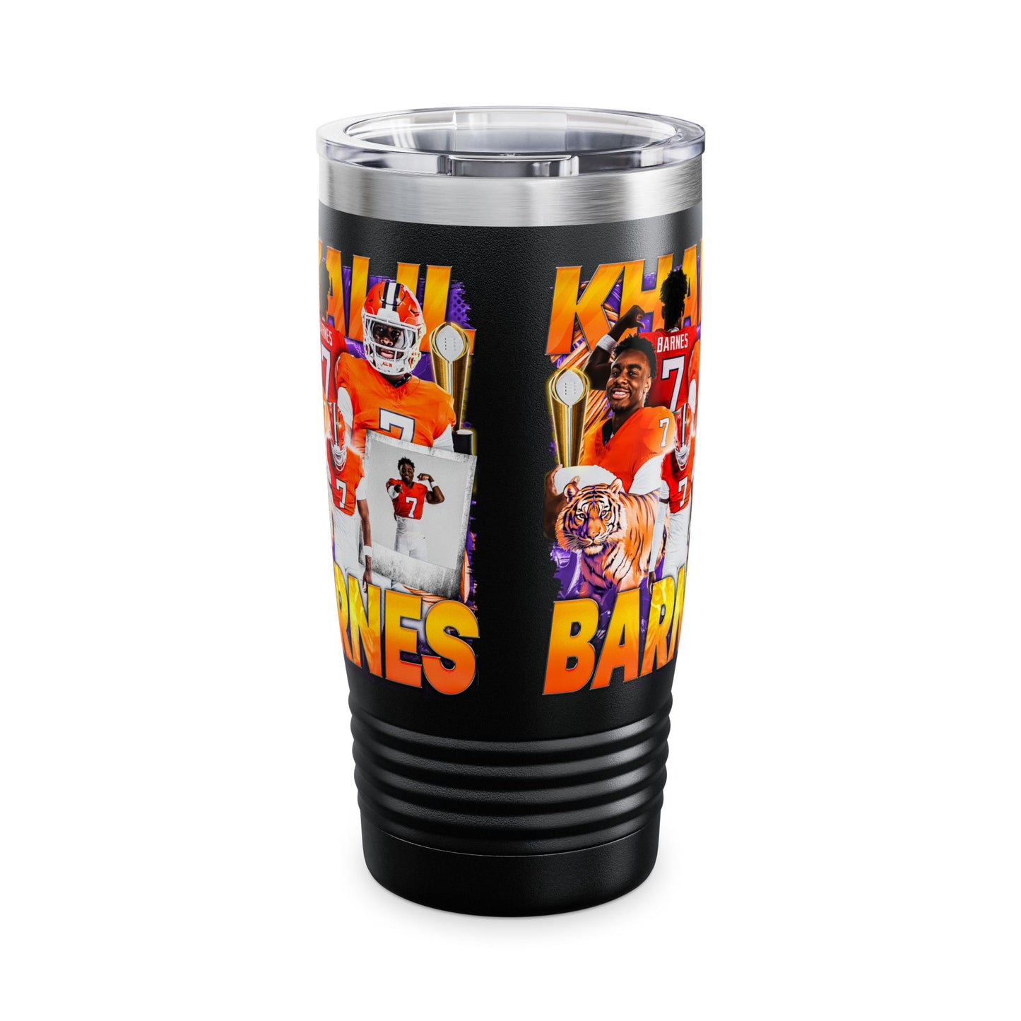 KHALIL BARNES STAINLESS STEEL TUMBLER