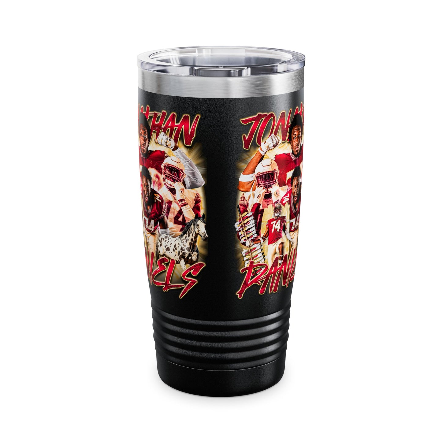 JONATHAN DANIELS STAINLESS STEEL TUMBLER