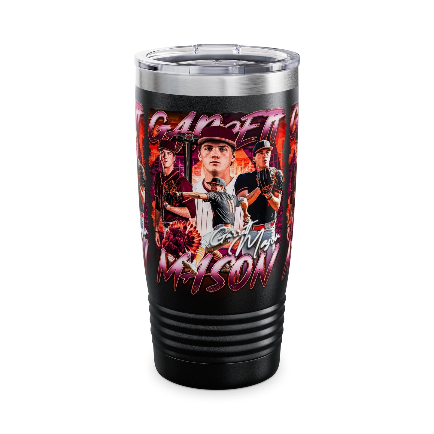 GARRETT MASON STAINLESS STEEL TUMBLER