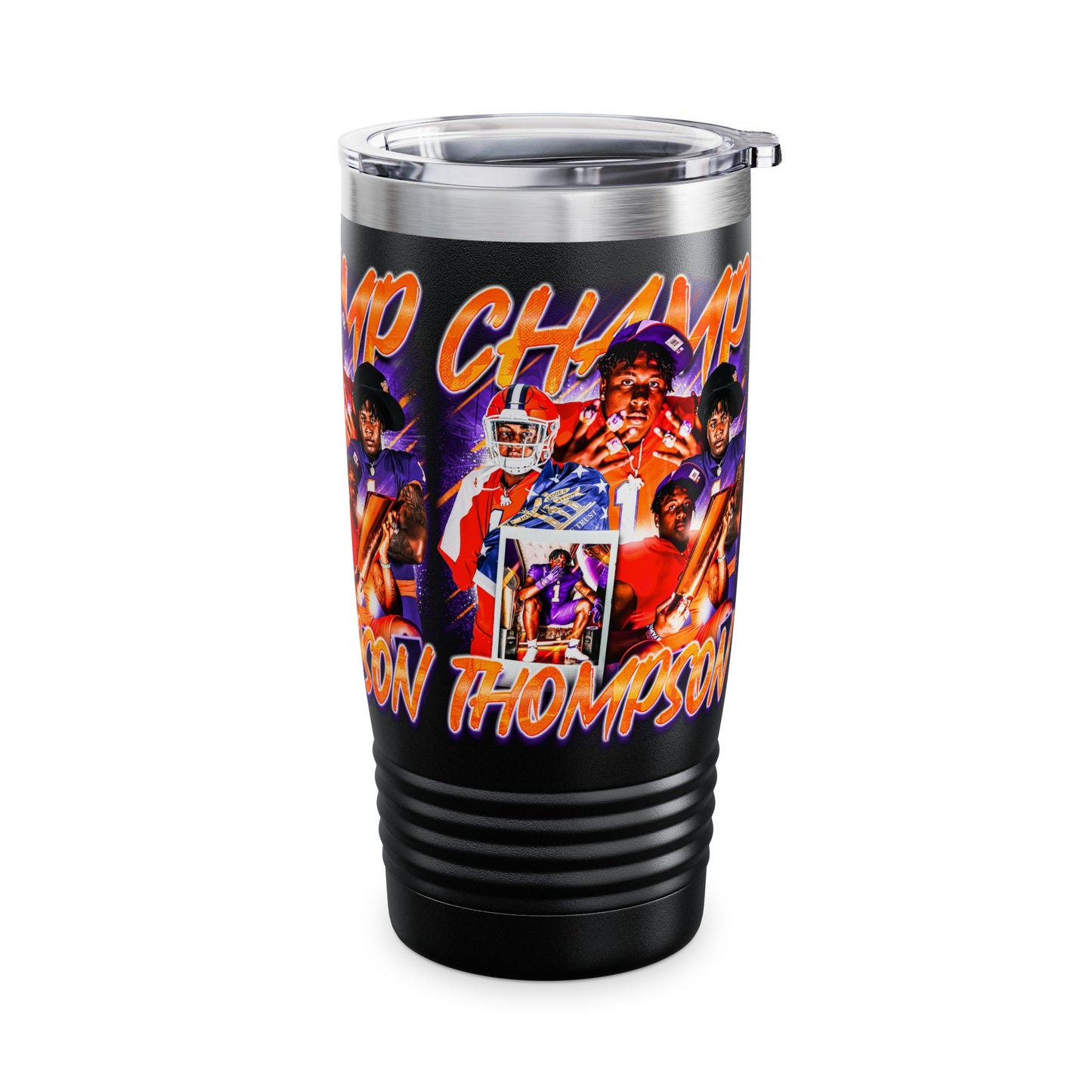 CHAMP THOMPSON STAINLESS STEEL TUMBLER