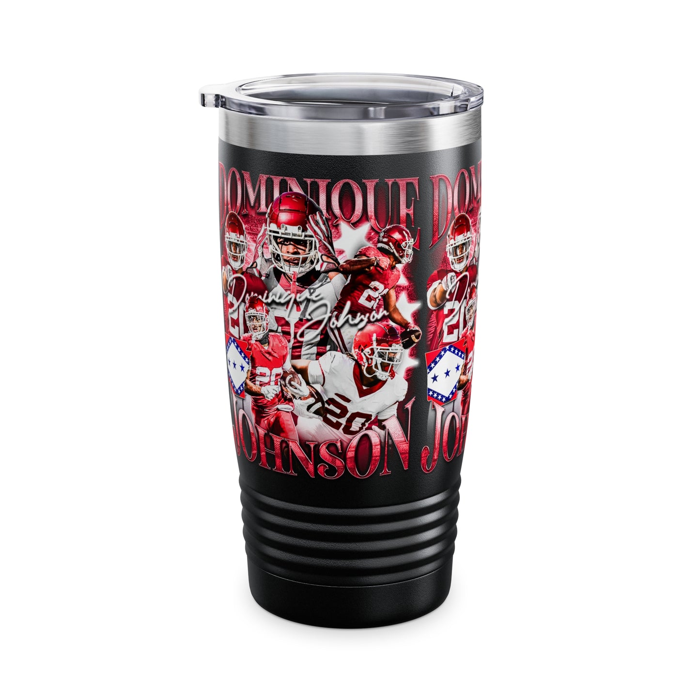 DOMINIQUE JOHNSON STAINLESS STEEL TUMBLER