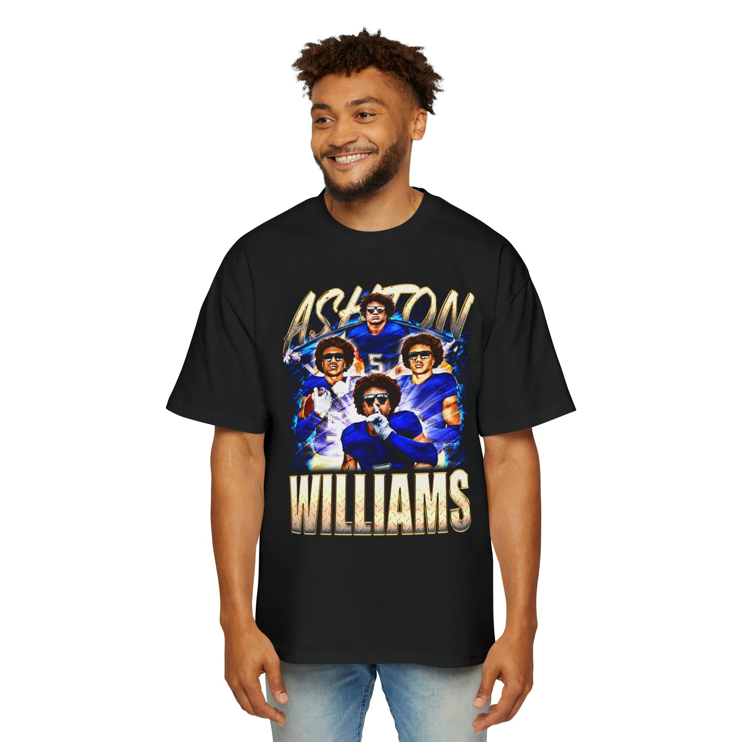 ASHTON WILLIAMS OVERSIZED PREMIUM VINTAGE TEE