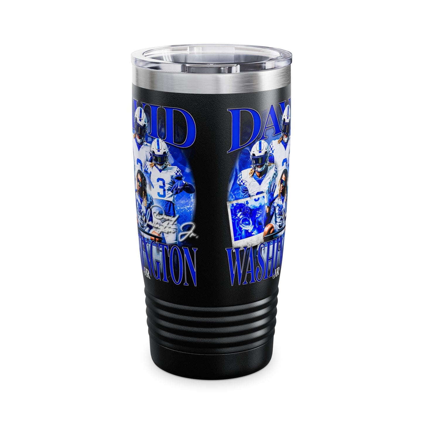 DAVID WASHINGTON STAINLESS STEEL TUMBLER