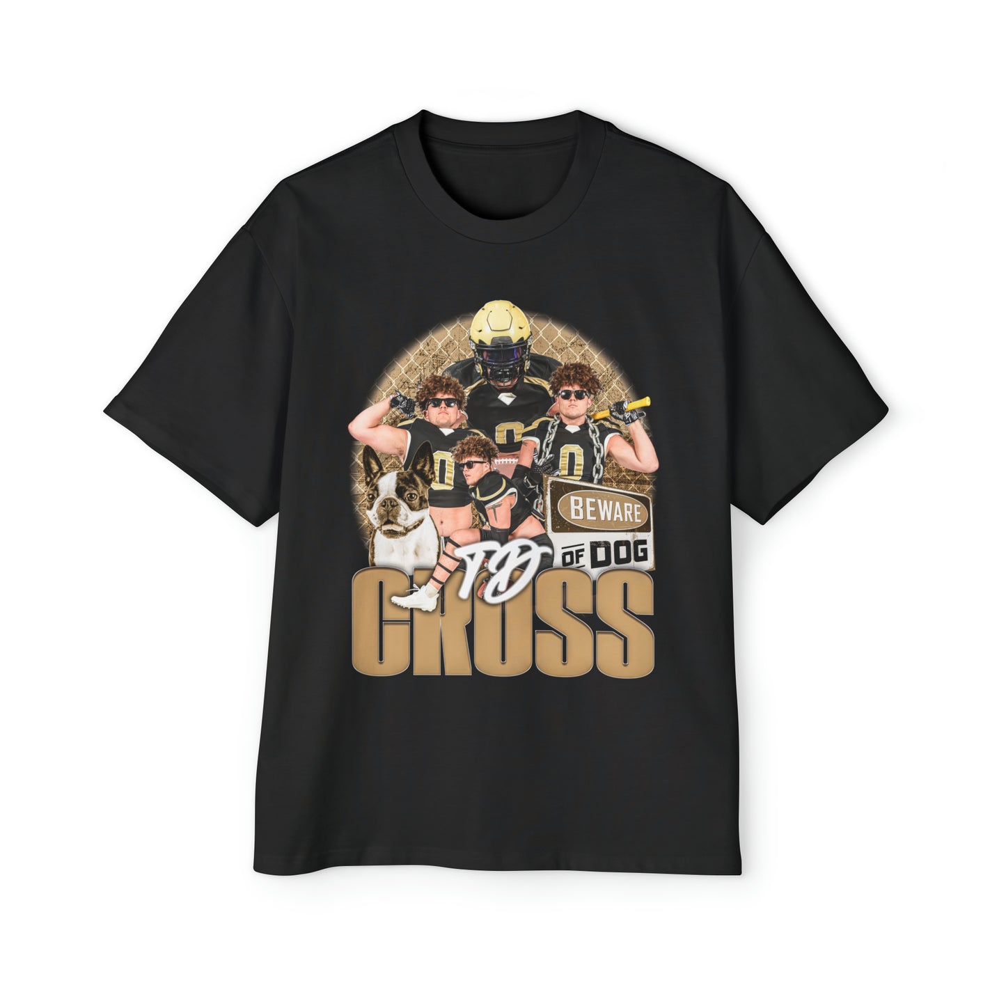 TD CROSS OVERSIZED PREMIUM VINTAGE TEE