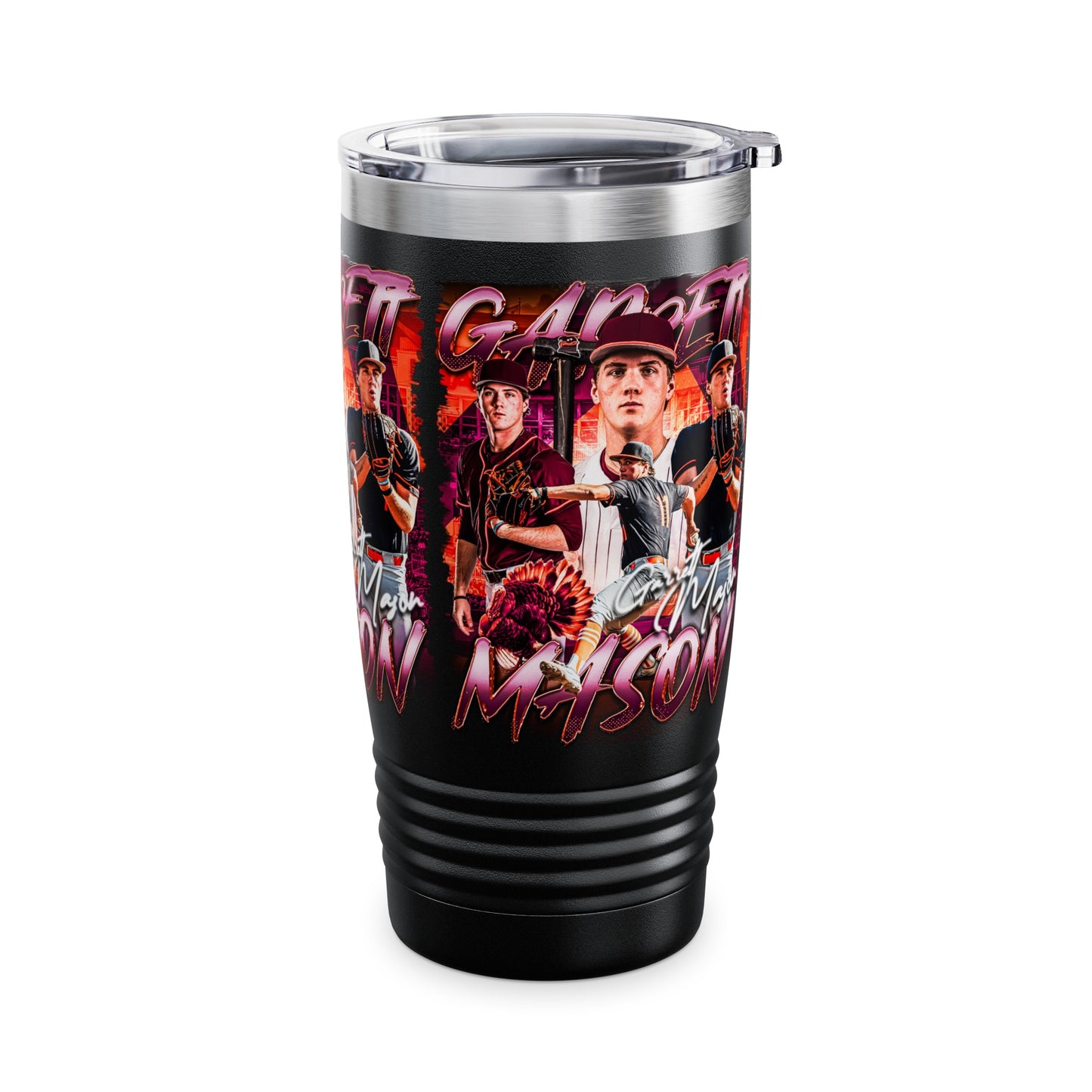 GARRETT MASON STAINLESS STEEL TUMBLER