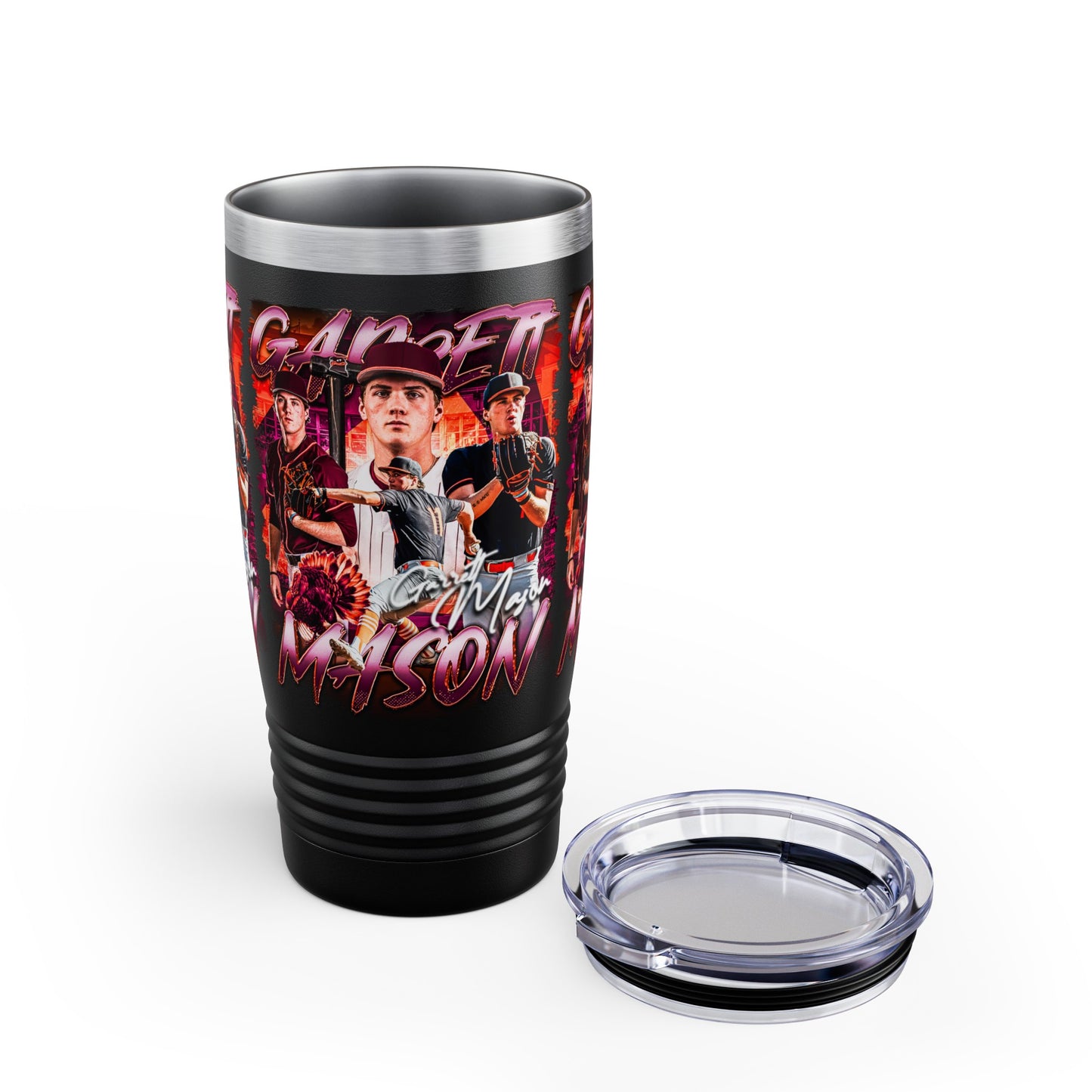 GARRETT MASON STAINLESS STEEL TUMBLER