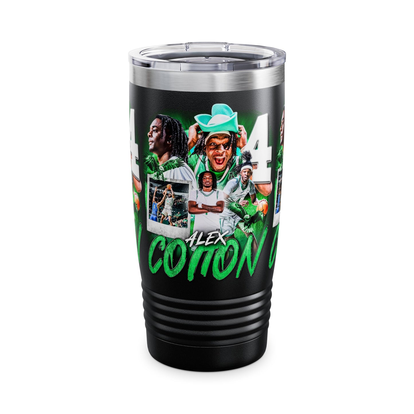 ALEX COTTON STAINLESS STEEL TUMBLER