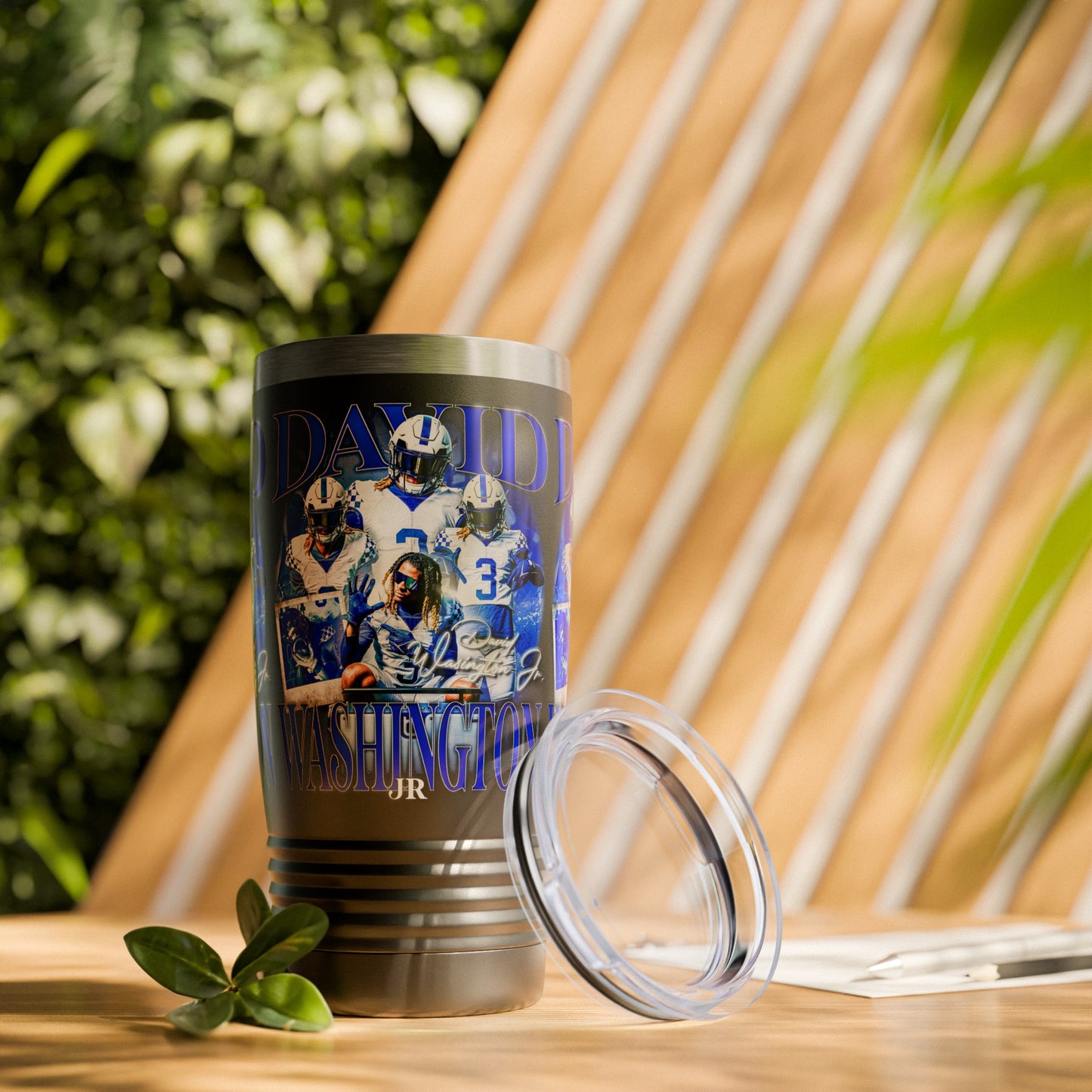 DAVID WASHINGTON STAINLESS STEEL TUMBLER