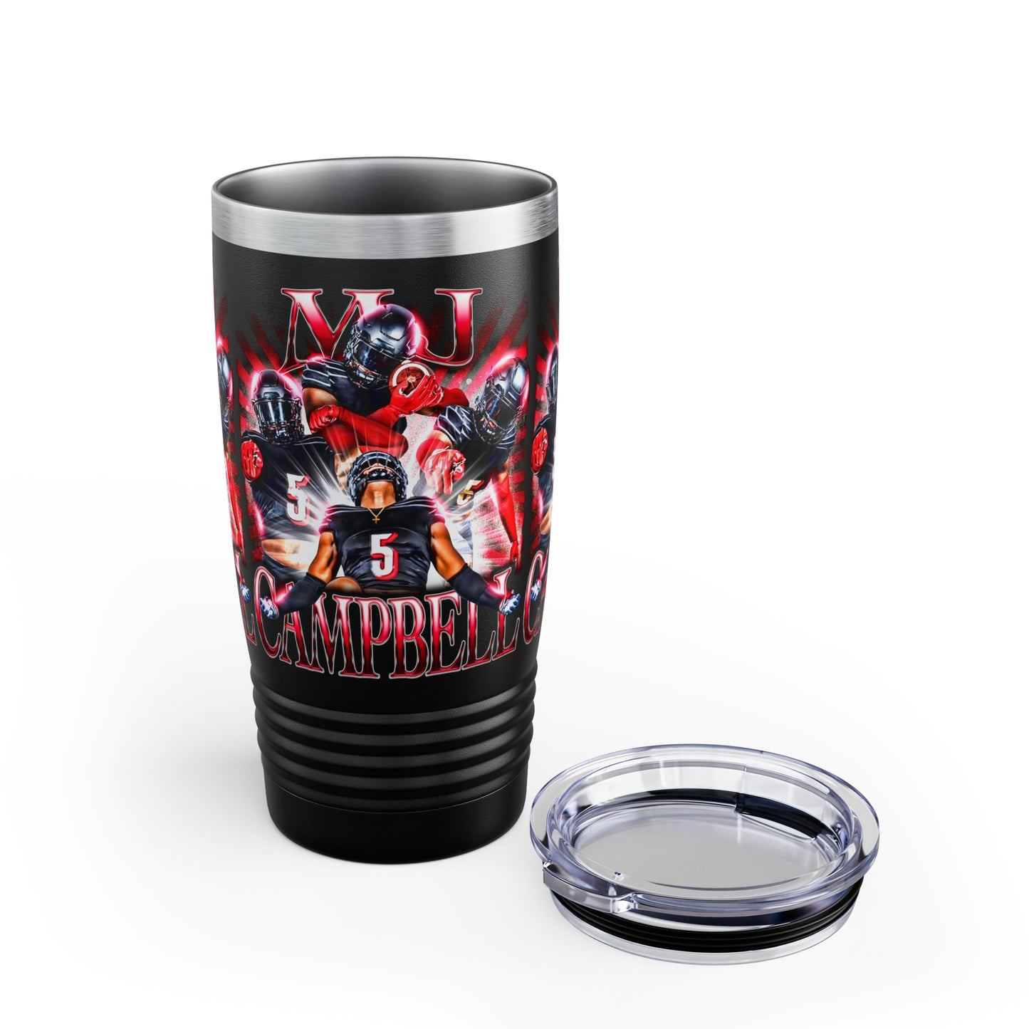 MJ CAMPBELL STAINLESS STEEL TUMBLER