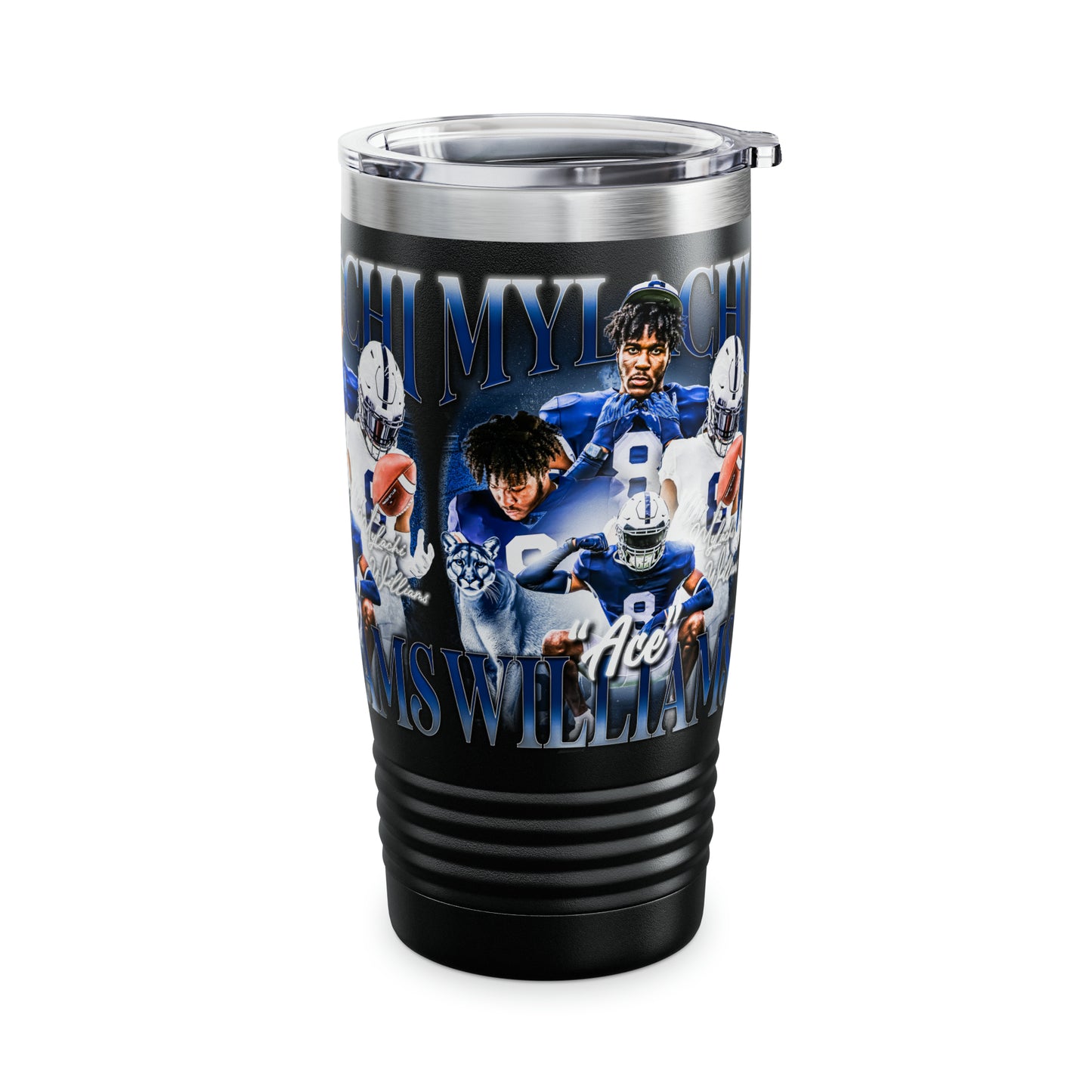 ACE WILLIAMS STAINLESS STEEL TUMBLER