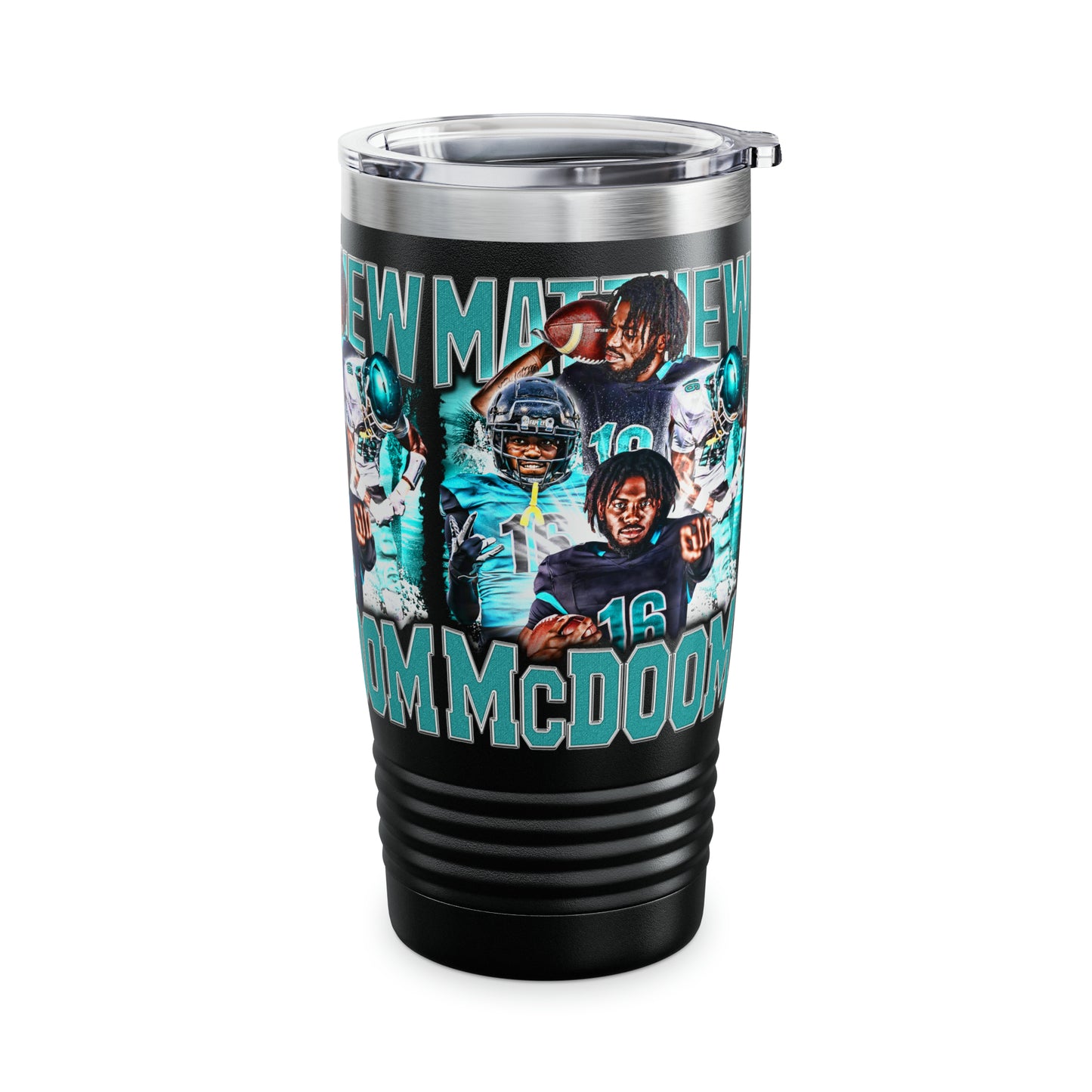 MCDOOM STAINLESS STEEL TUMBLER