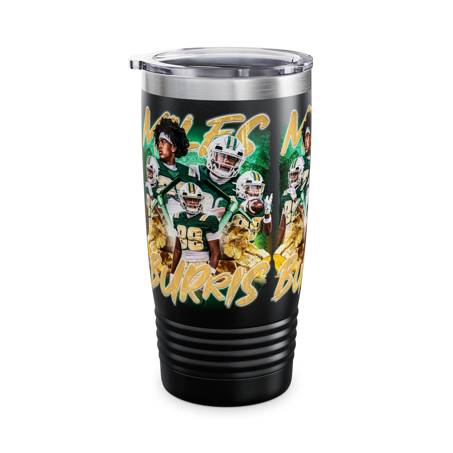 MILES BURRIS STAINLESS STEEL TUMBLER