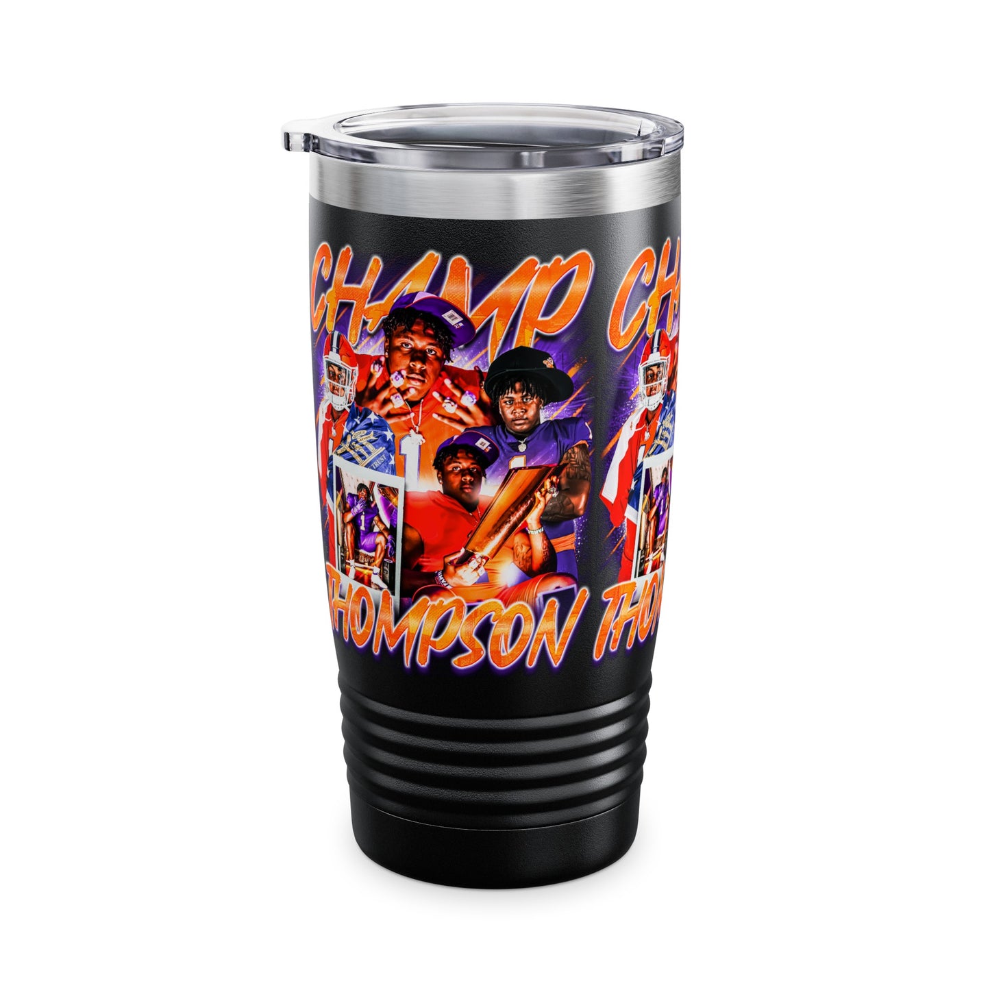 CHAMP THOMPSON STAINLESS STEEL TUMBLER