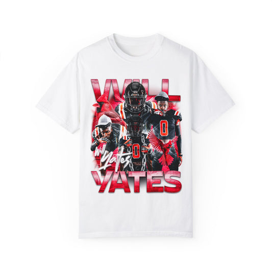 WILL YATES ICY WHITE HEAVYWEIGHT PREMIUM VINTAGE TEE