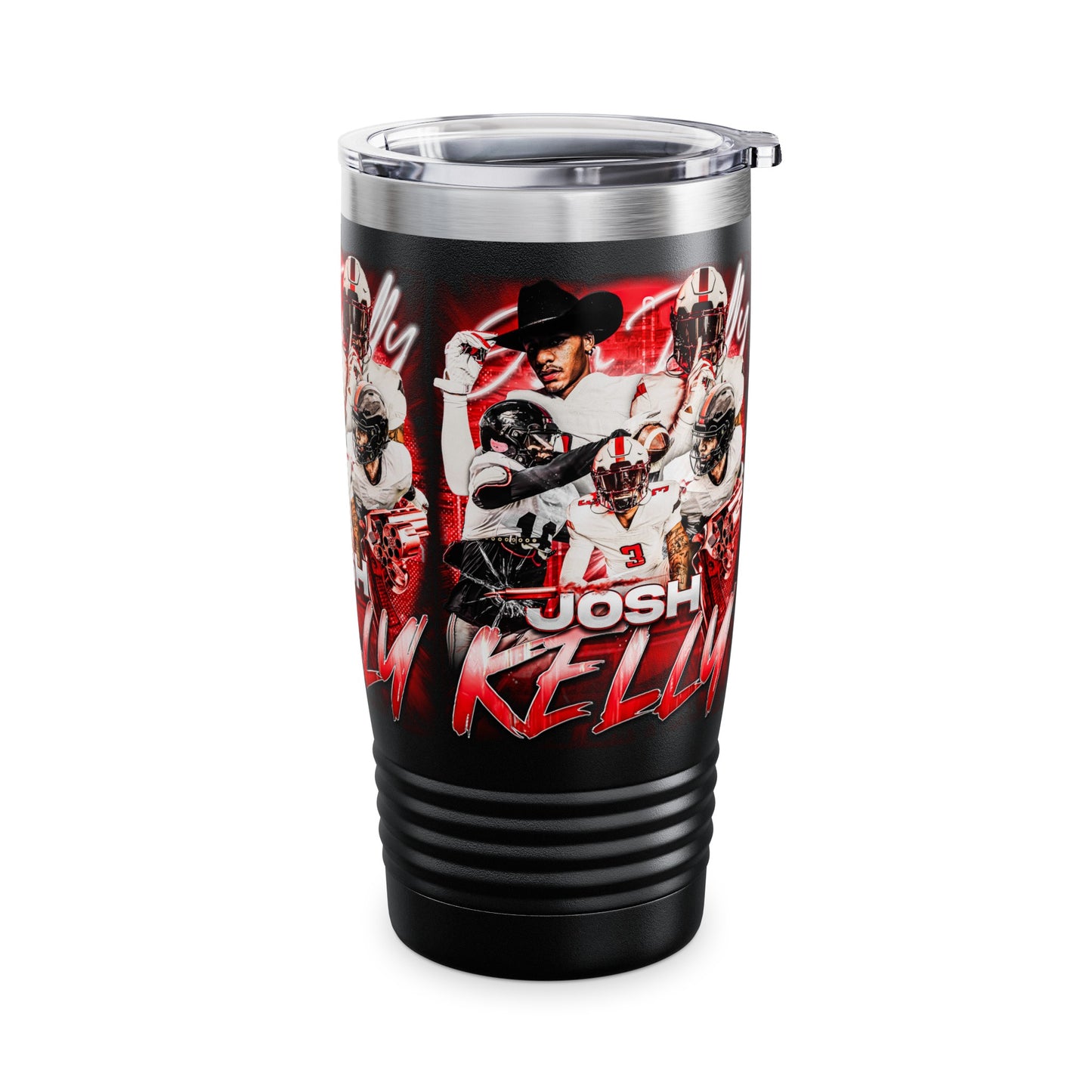 JOSH KELLY STAINLESS STEEL TUMBLER