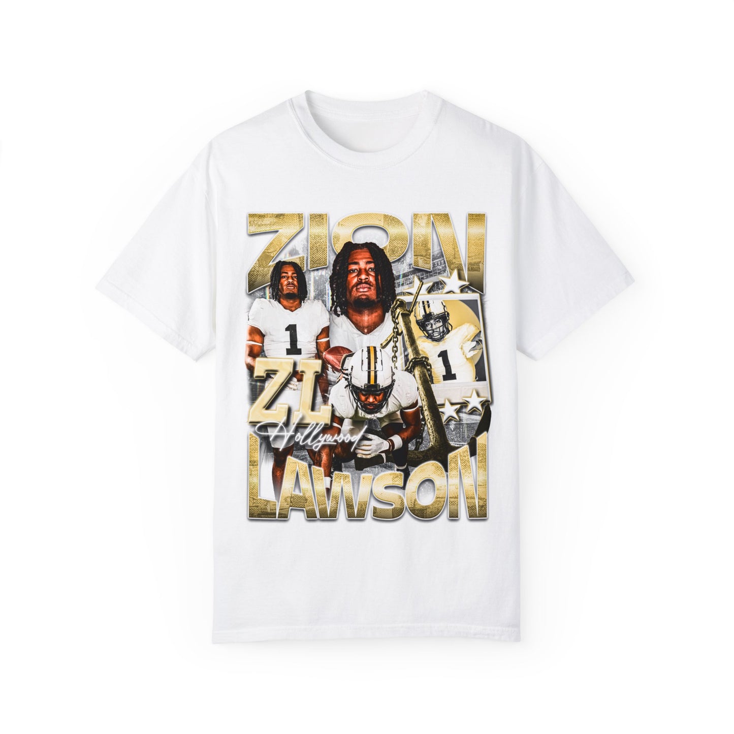 ZION LAWSON ICY WHITE HEAVYWEIGHT PREMIUM VINTAGE TEE