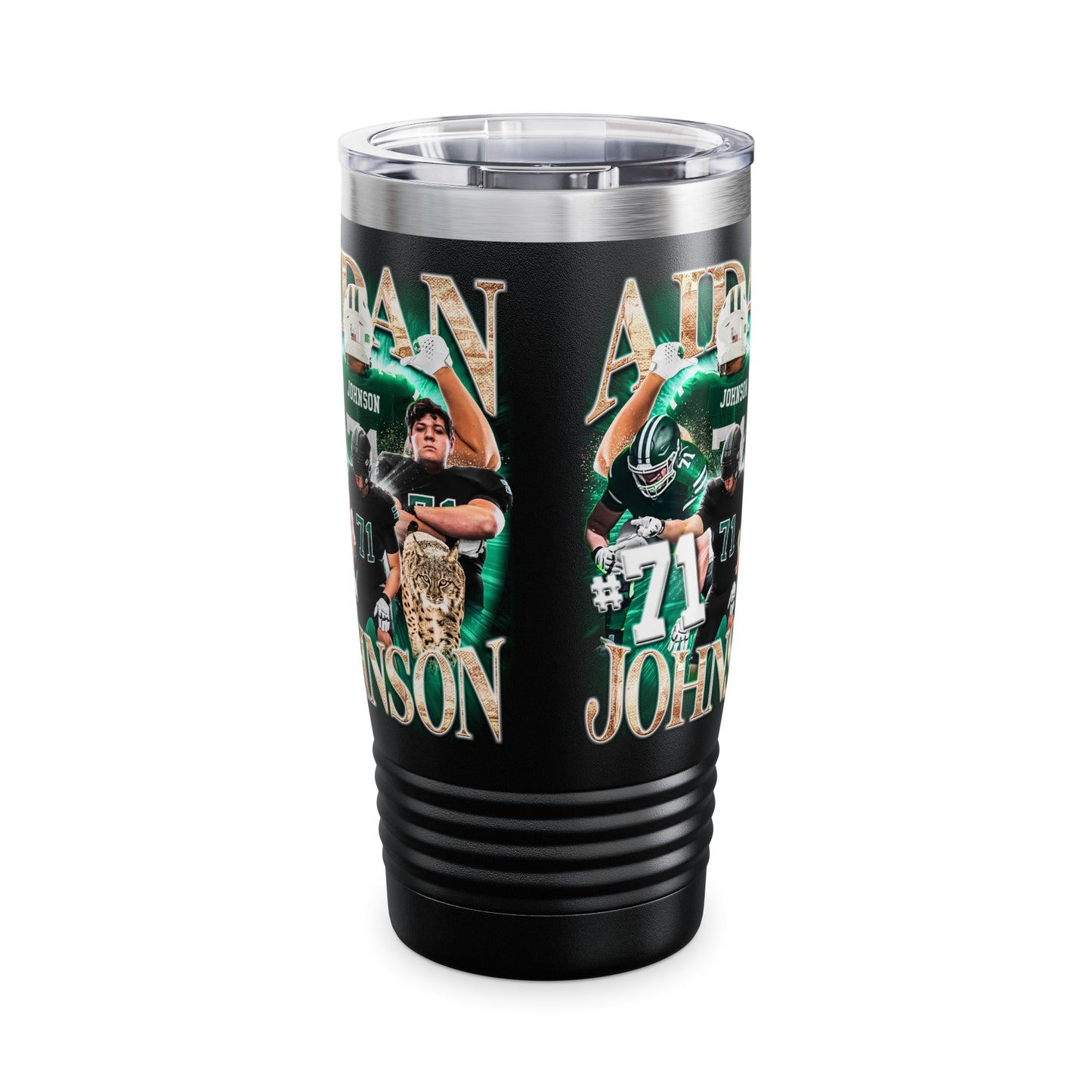 AIDAN JOHNSON STAINLESS STEEL TUMBLER