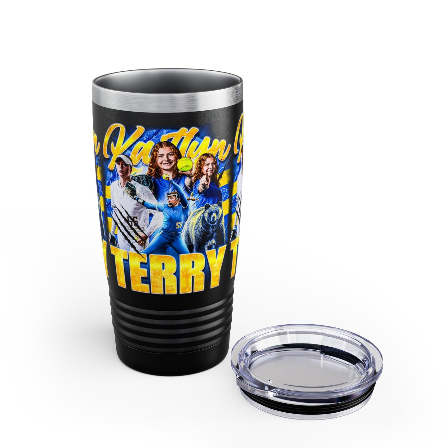 KAITLYN TERRY STAINLESS STEEL TUMBLER