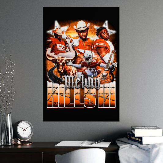 MELVIN HILLS 24"x36" POSTER