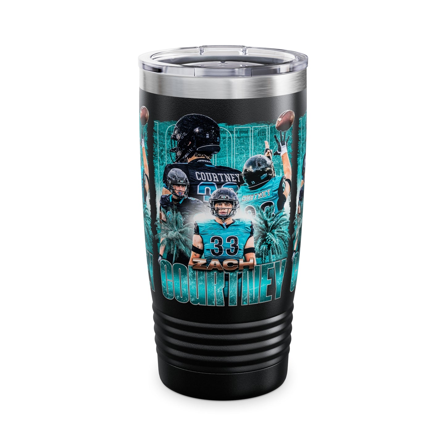 ZACH COURTNEY STAINLESS STEEL TUMBLER