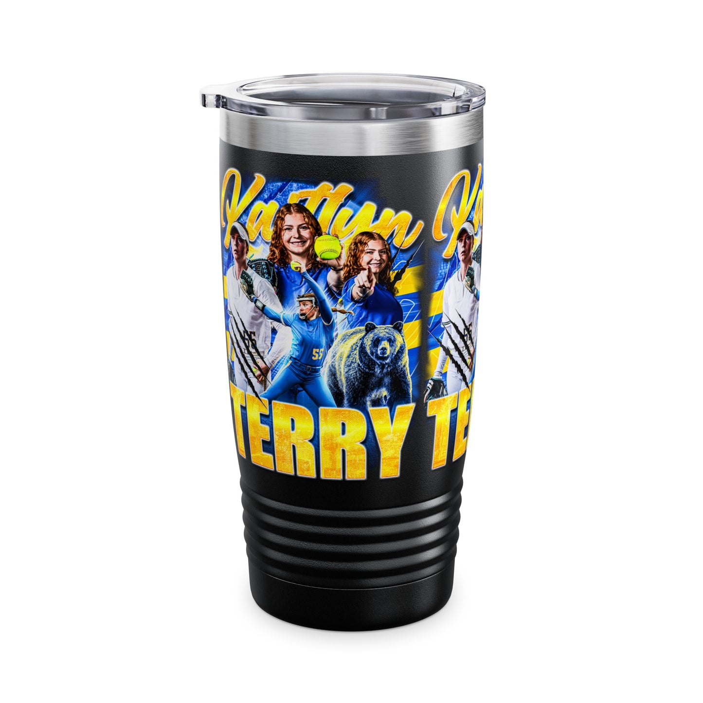 KAITLYN TERRY STAINLESS STEEL TUMBLER