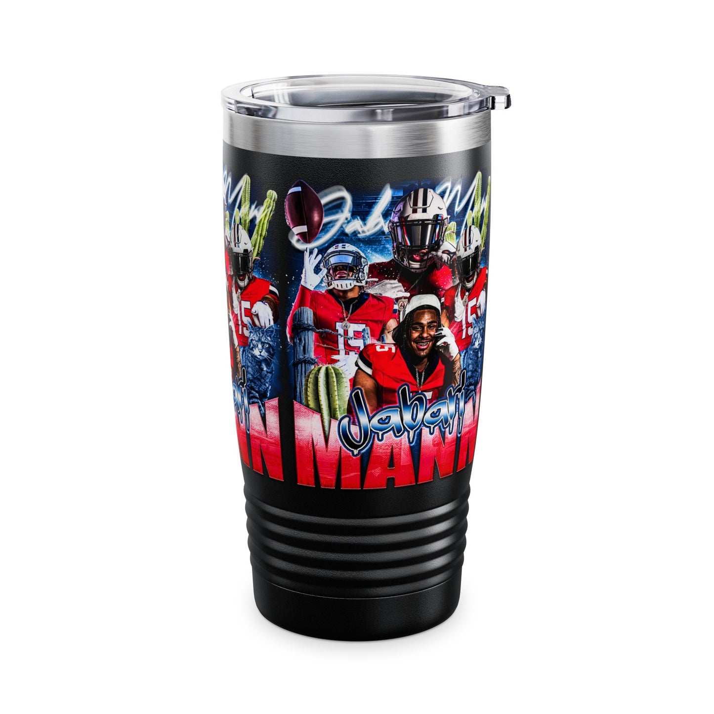 JABARI MANN STAINLESS STEEL TUMBLER