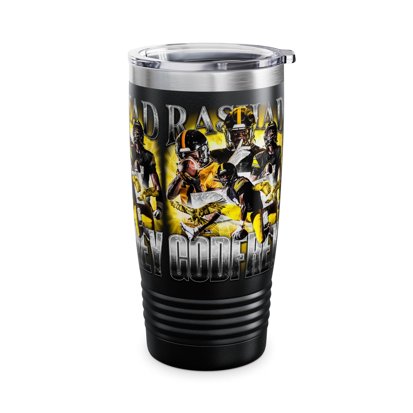 RASHAD GODFREY STAINLESS STEEL TUMBLER