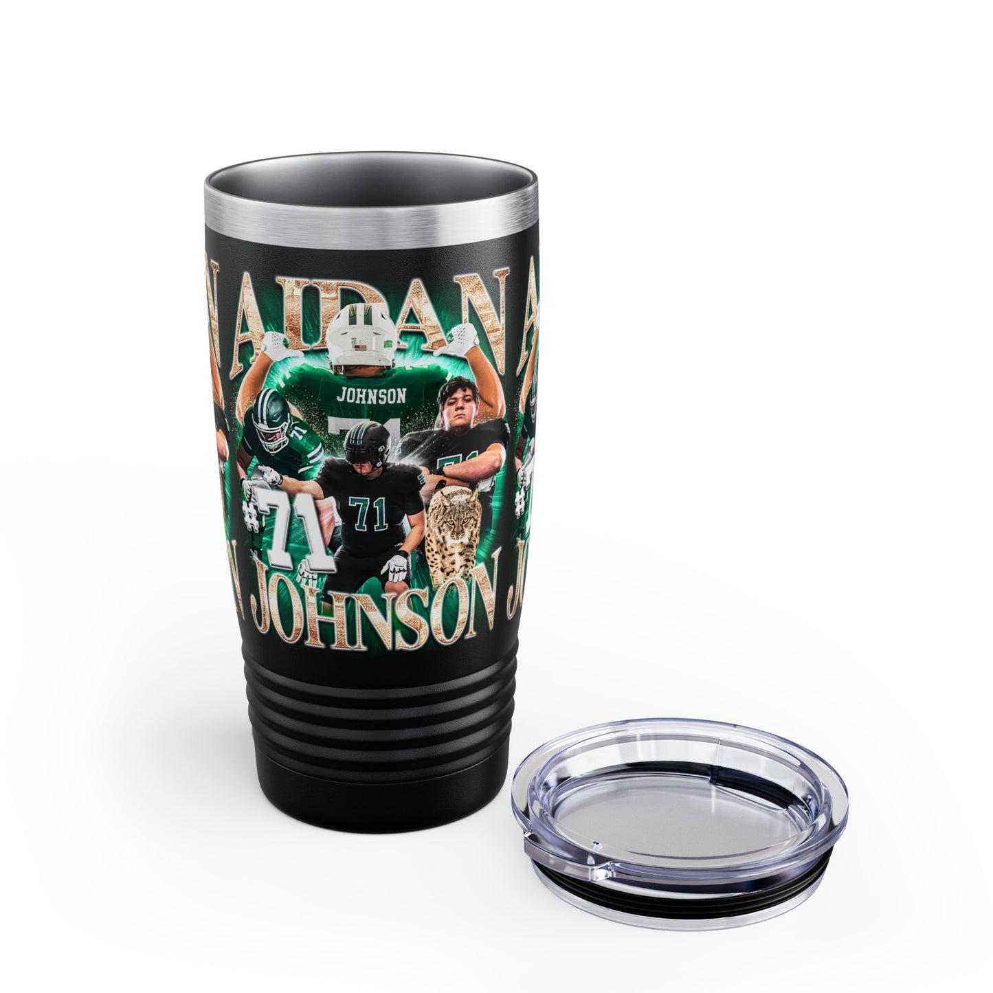 AIDAN JOHNSON STAINLESS STEEL TUMBLER