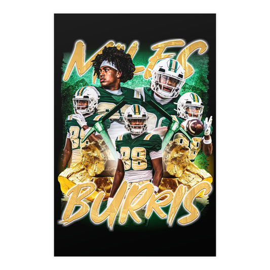 MILES BURRIS 24"x36" POSTER