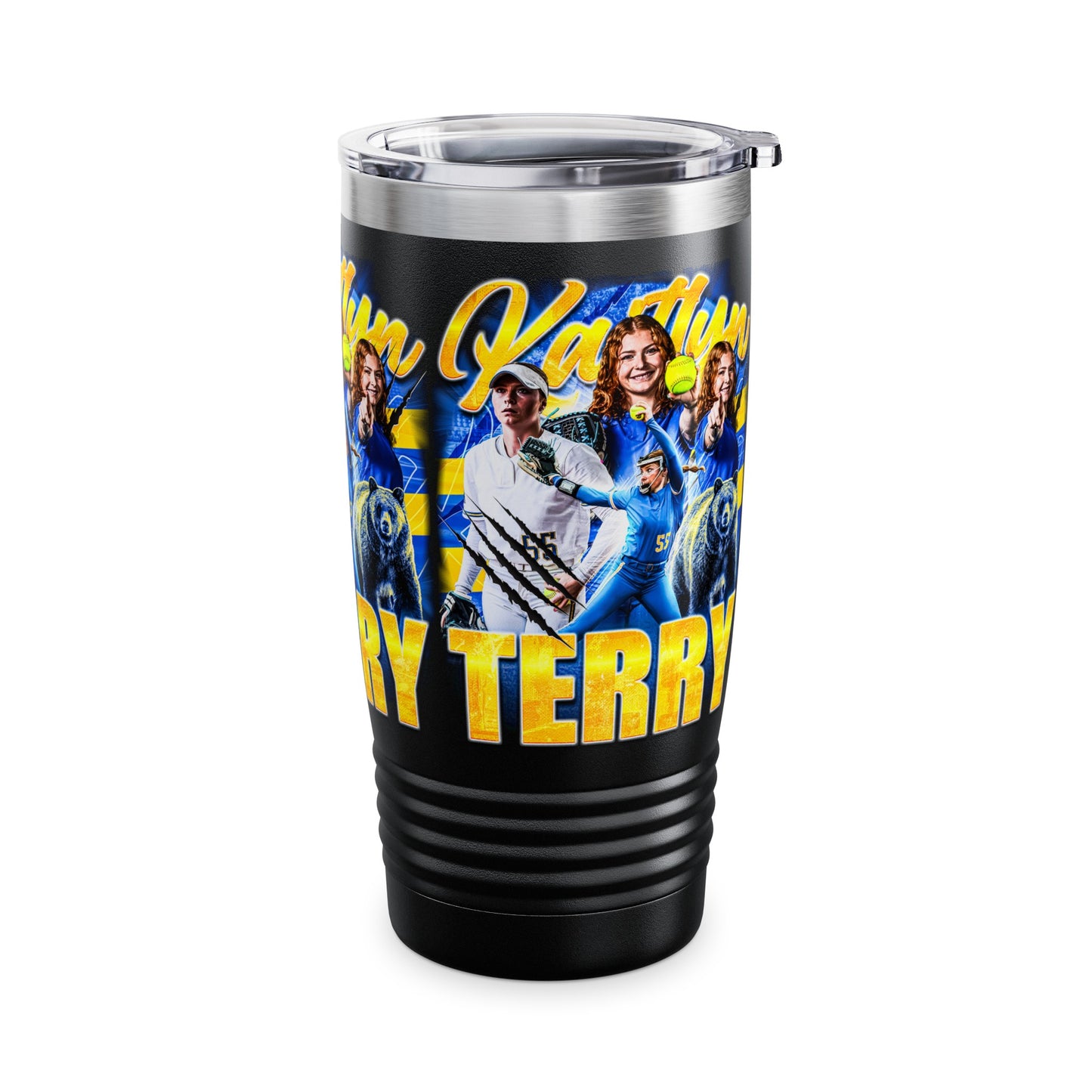 KAITLYN TERRY STAINLESS STEEL TUMBLER