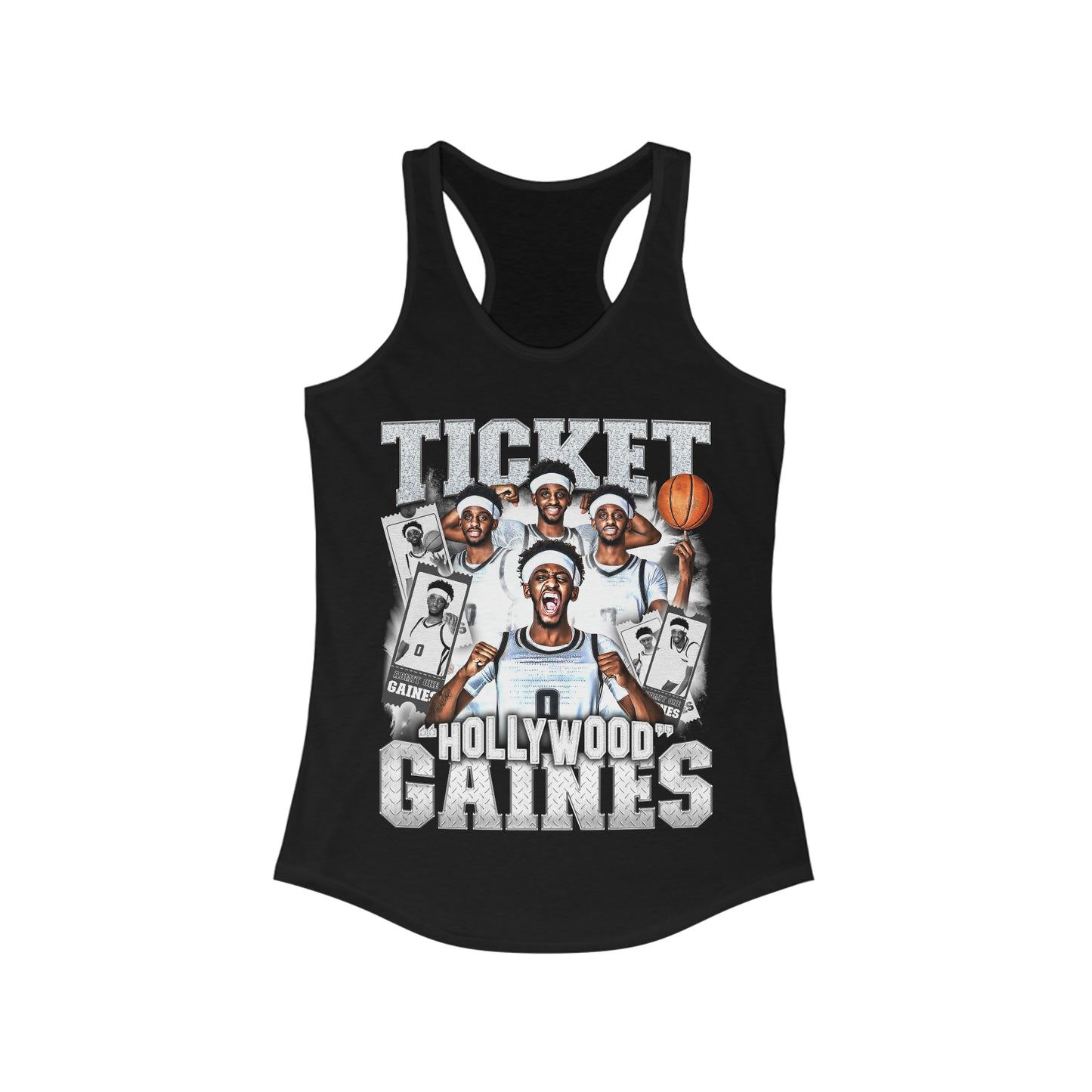 TICKET GAINES VINTAGE WOMEN'S TANK TOP