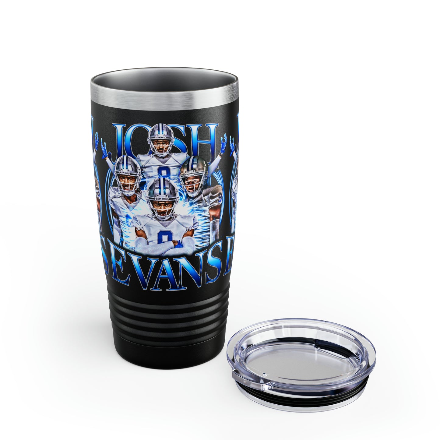 JOSH EVANS STAINLESS STEEL TUMBLER