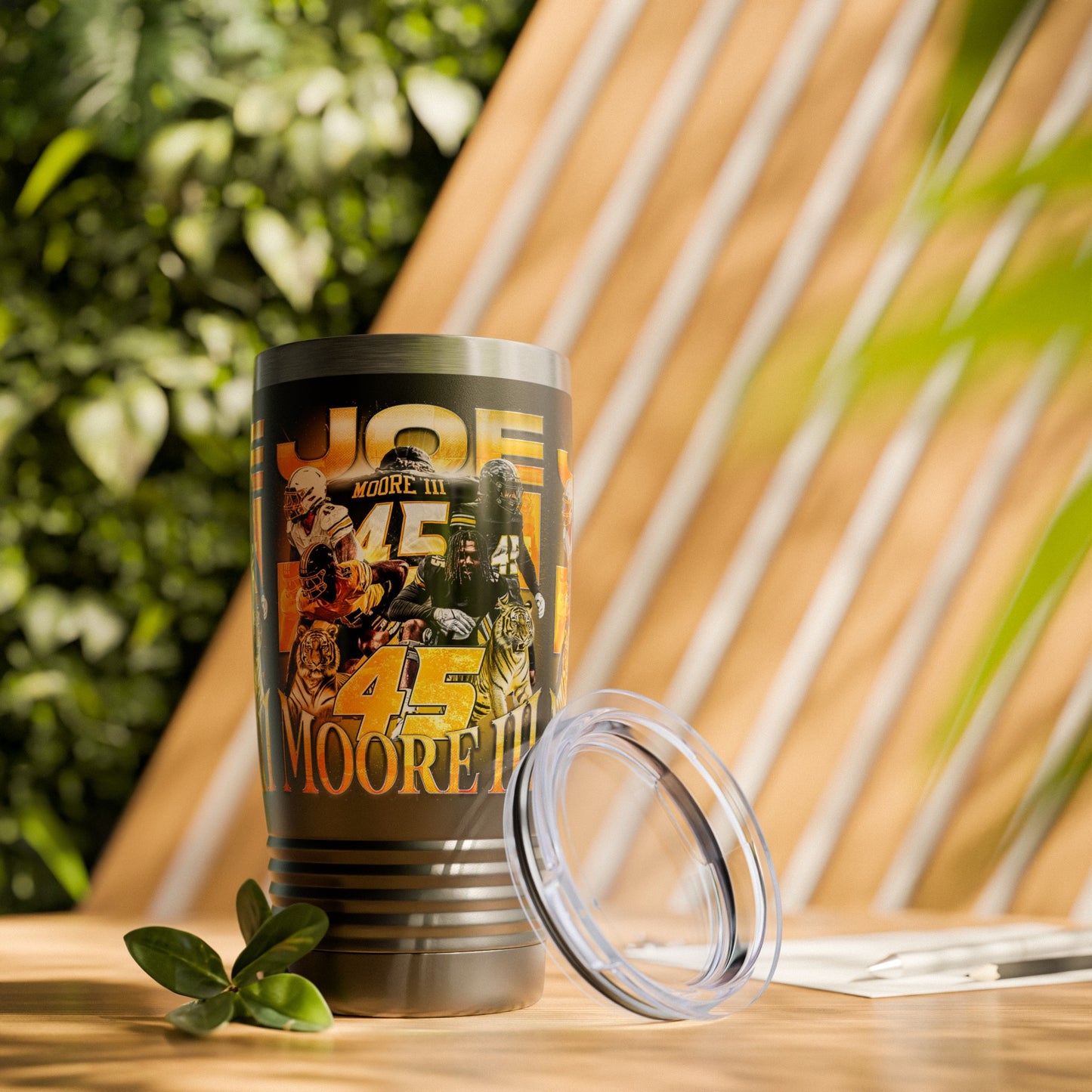 JOE MOORE STAINLESS STEEL TUMBLER