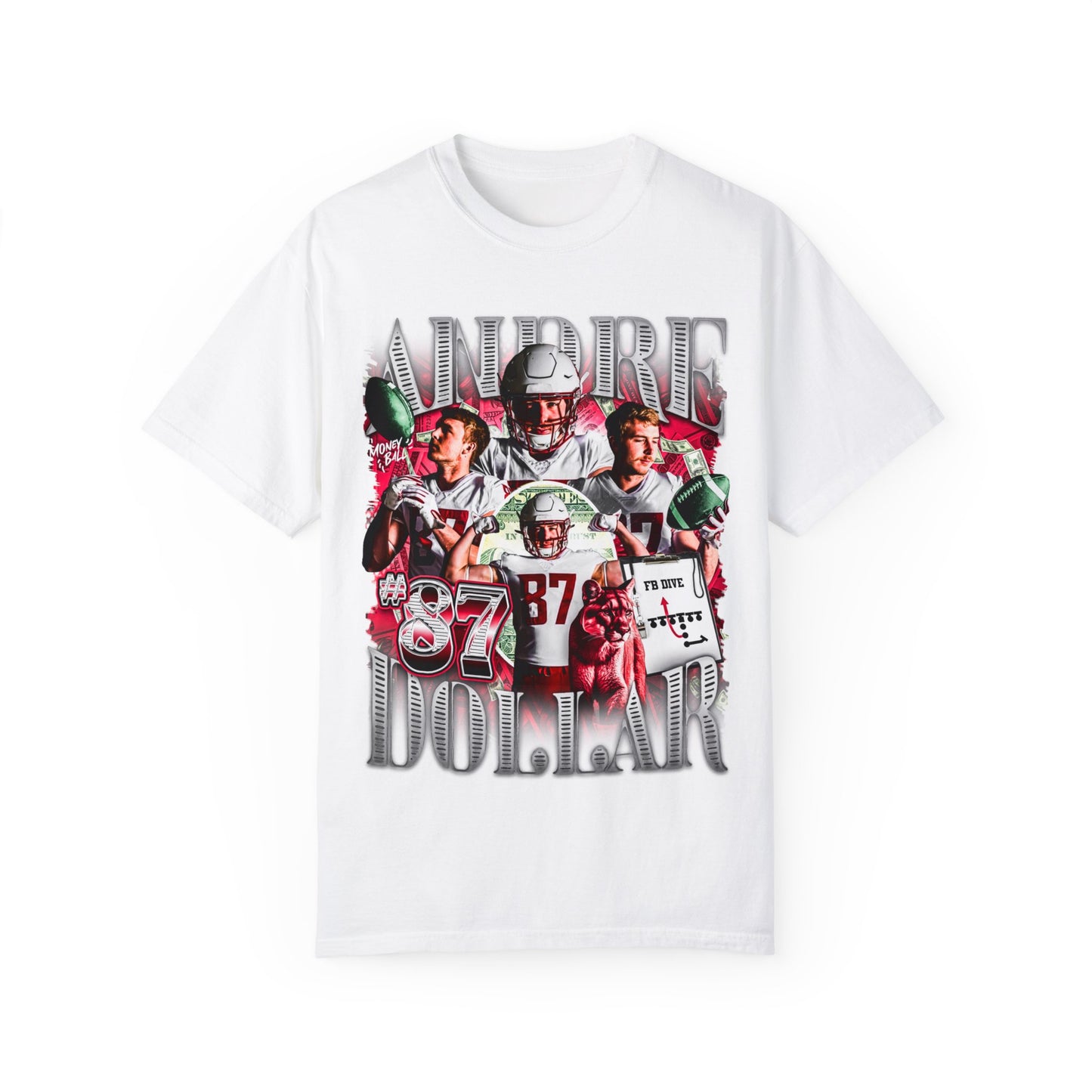 ANDRE DOLLAR ICY WHITE HEAVYWEIGHT PREMIUM VINTAGE TEE