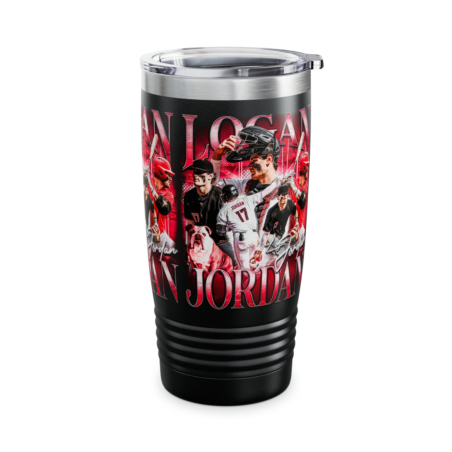 LOGAN JORDAN STAINLESS STEEL TUMBLER