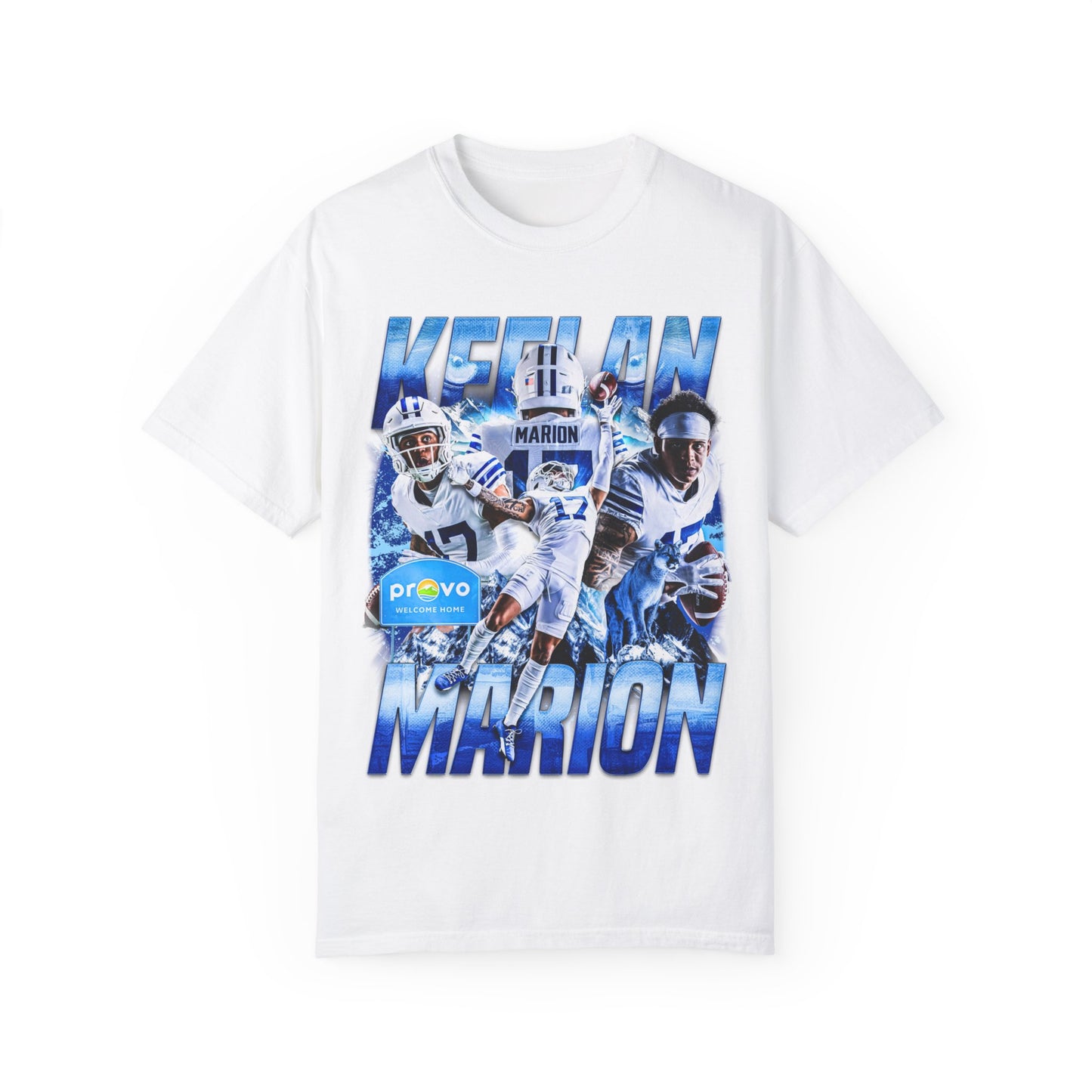 KEELAN MARION ICY WHITE HEAVYWEIGHT PREMIUM VINTAGE TEE