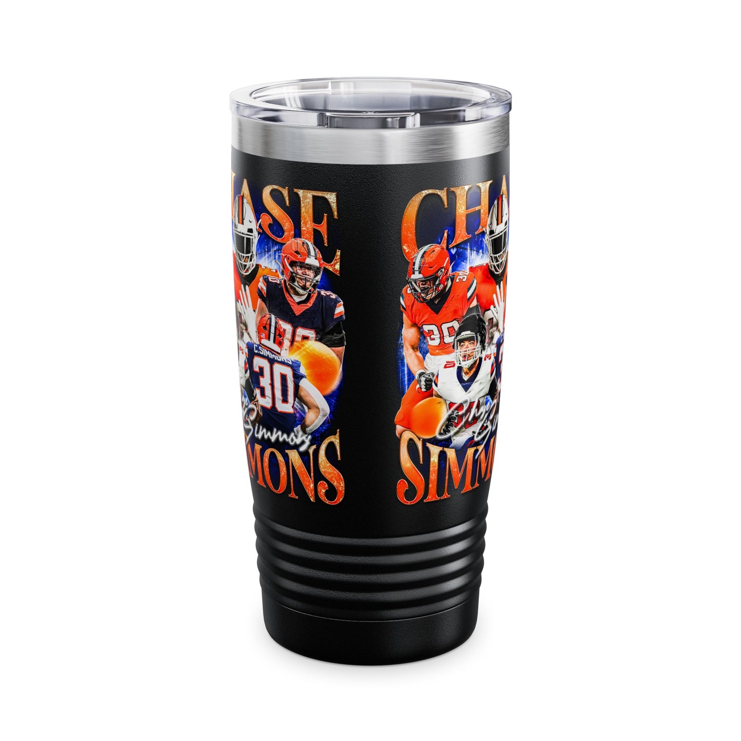 CHASE SIMMONS STAINLESS STEEL TUMBLER